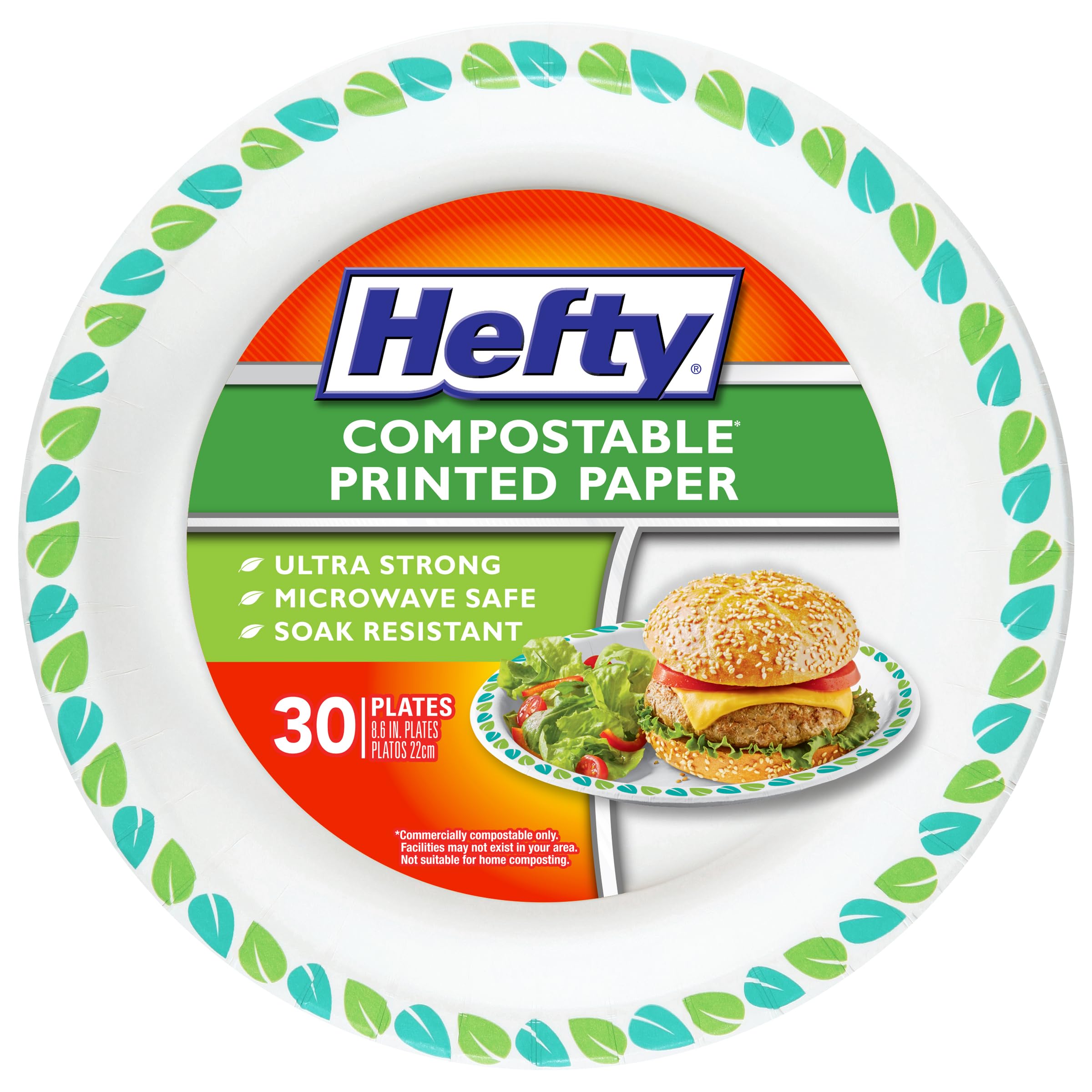 hefty-compostable-paper-plates-10-inches-20-count-patterned-soak-resistant-micro image 8
