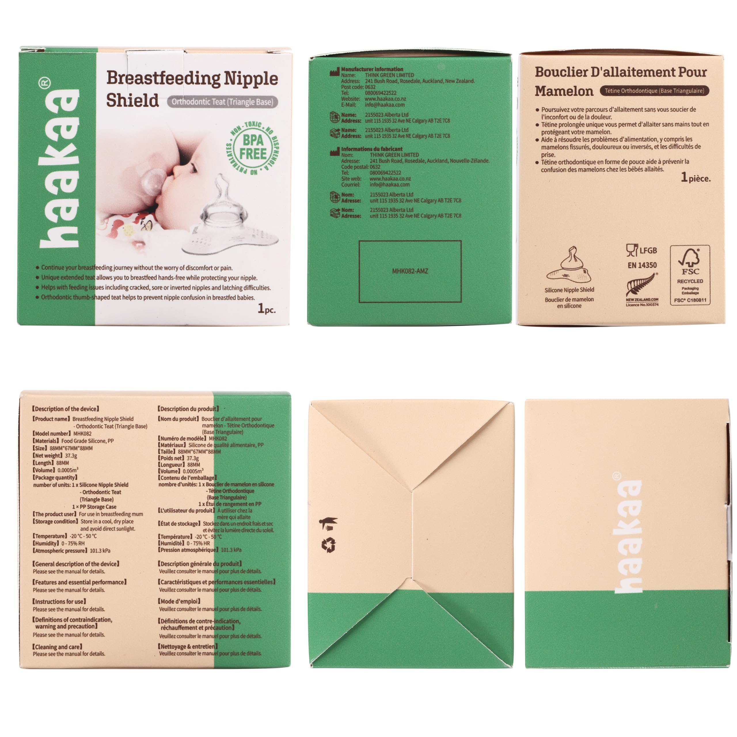haakaa-nipple-shield-for-breastfeeding-orthodontic-teat-triangle-base-1-pack-siz image 8