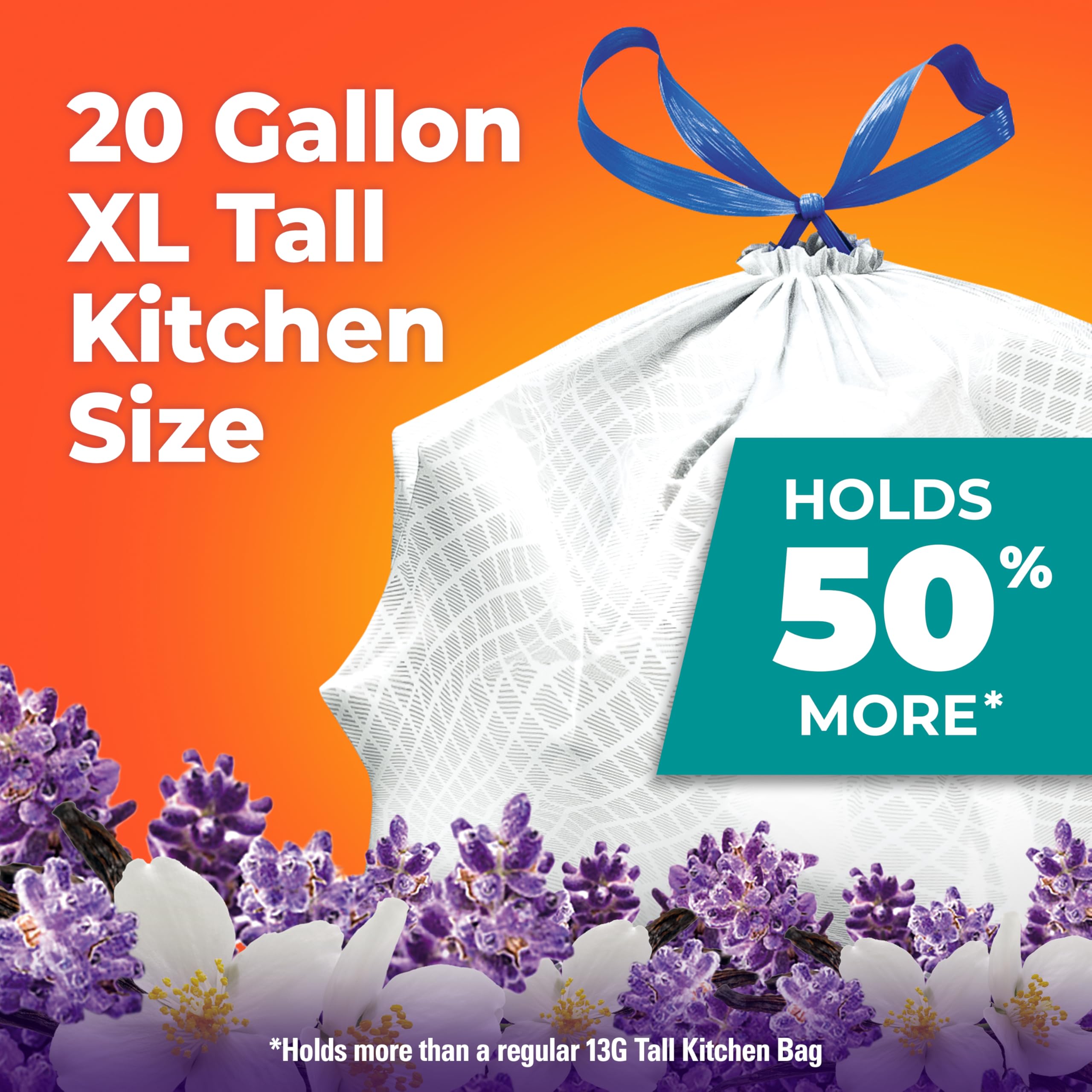 hefty-ultra-strong-20-gallon-trash-bags-xl-tall-drawstring-odor-control-lavender image 2