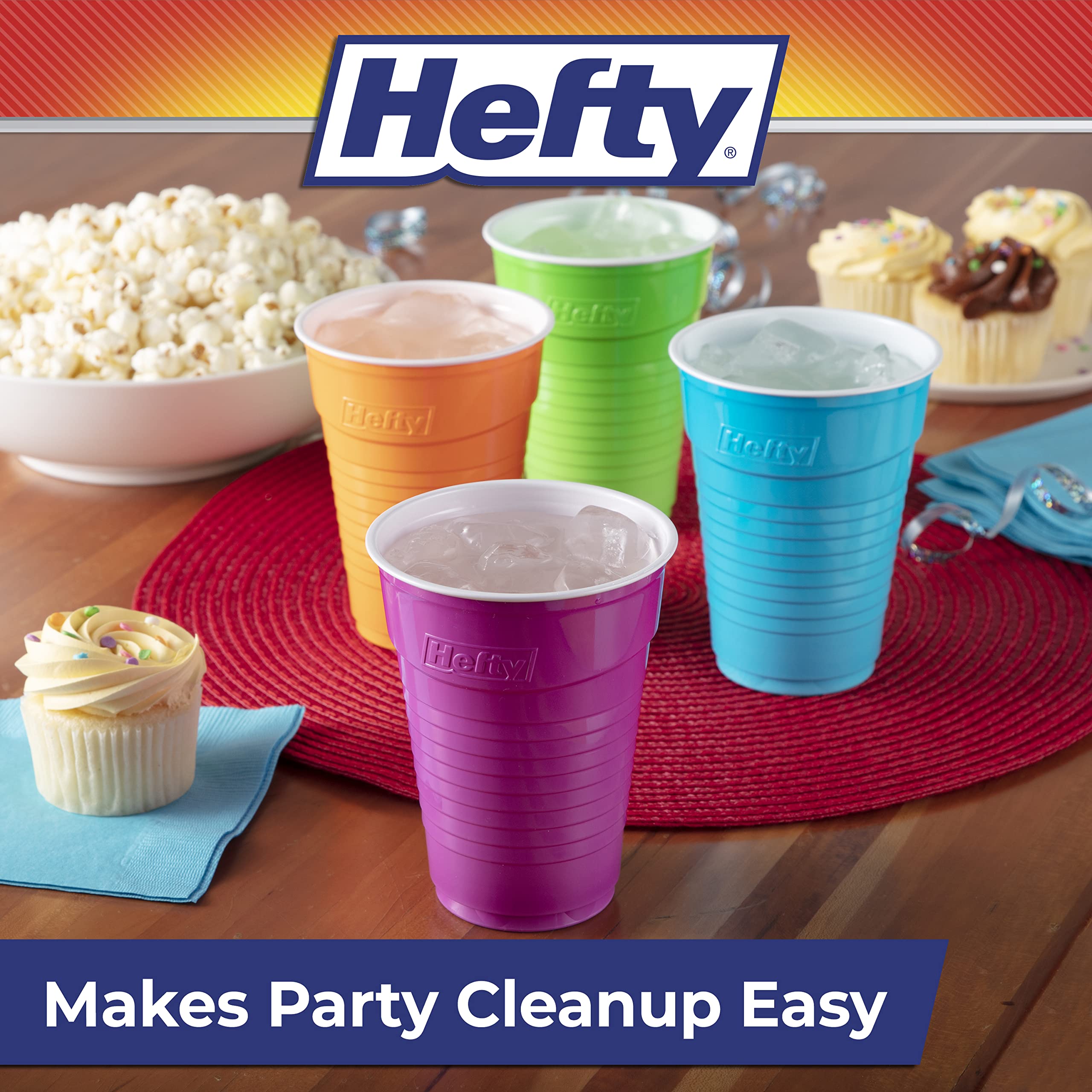 hefty-party-on-disposable-plastic-cups-assorted-colors-16-ounce-100-count image 7