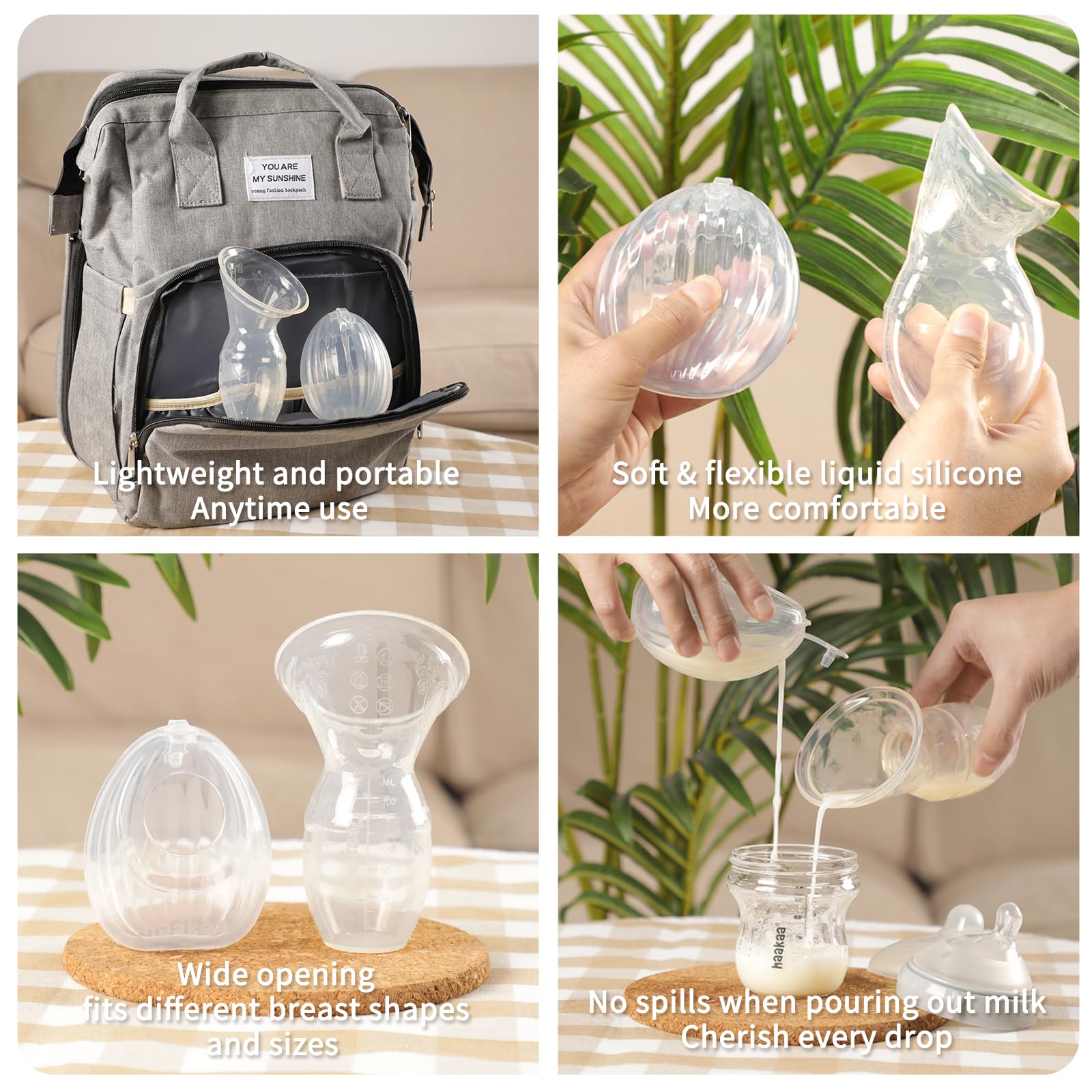 haakaa-manual-breast-pump-and-shell-milk-collector-combo-food-grade-silicone-4oz image 8