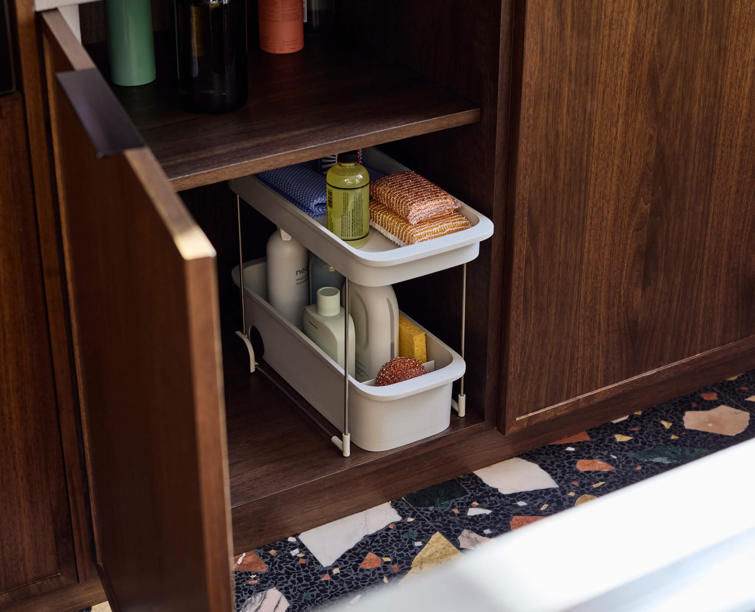 joseph-joseph-cupboardstore-2-tier-easy-access-storage-caddy image 3