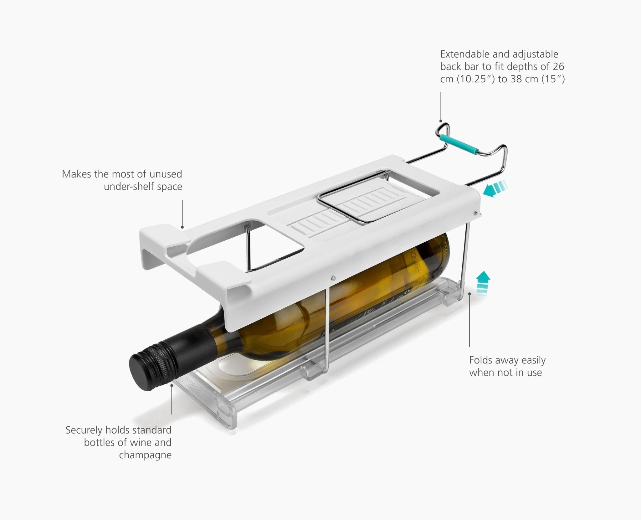 joseph-joseph-fridgestore-under-shelf-collapsible-bottle-holder image 6