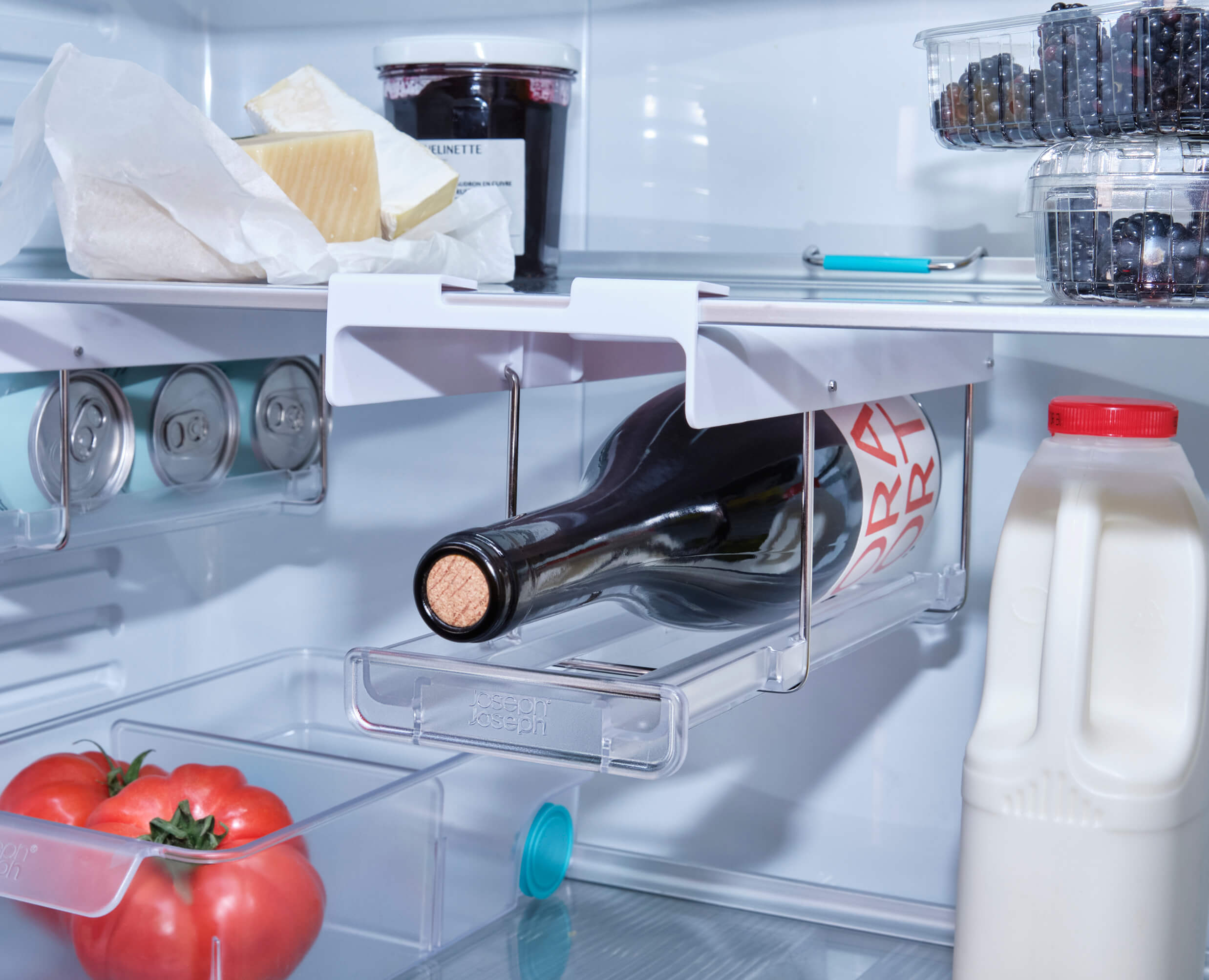 joseph-joseph-fridgestore-under-shelf-collapsible-bottle-holder image 2