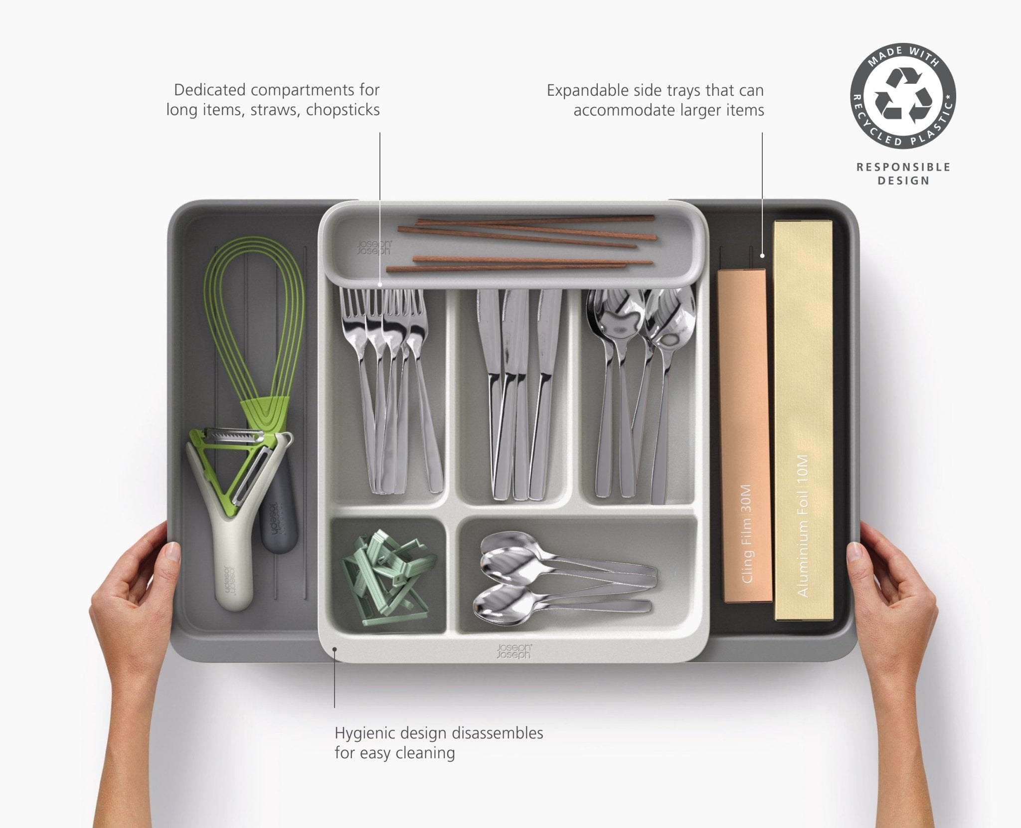 joseph-joseph-drawerstore-expanding-cutlery-utensil-gadget-organiser image 6