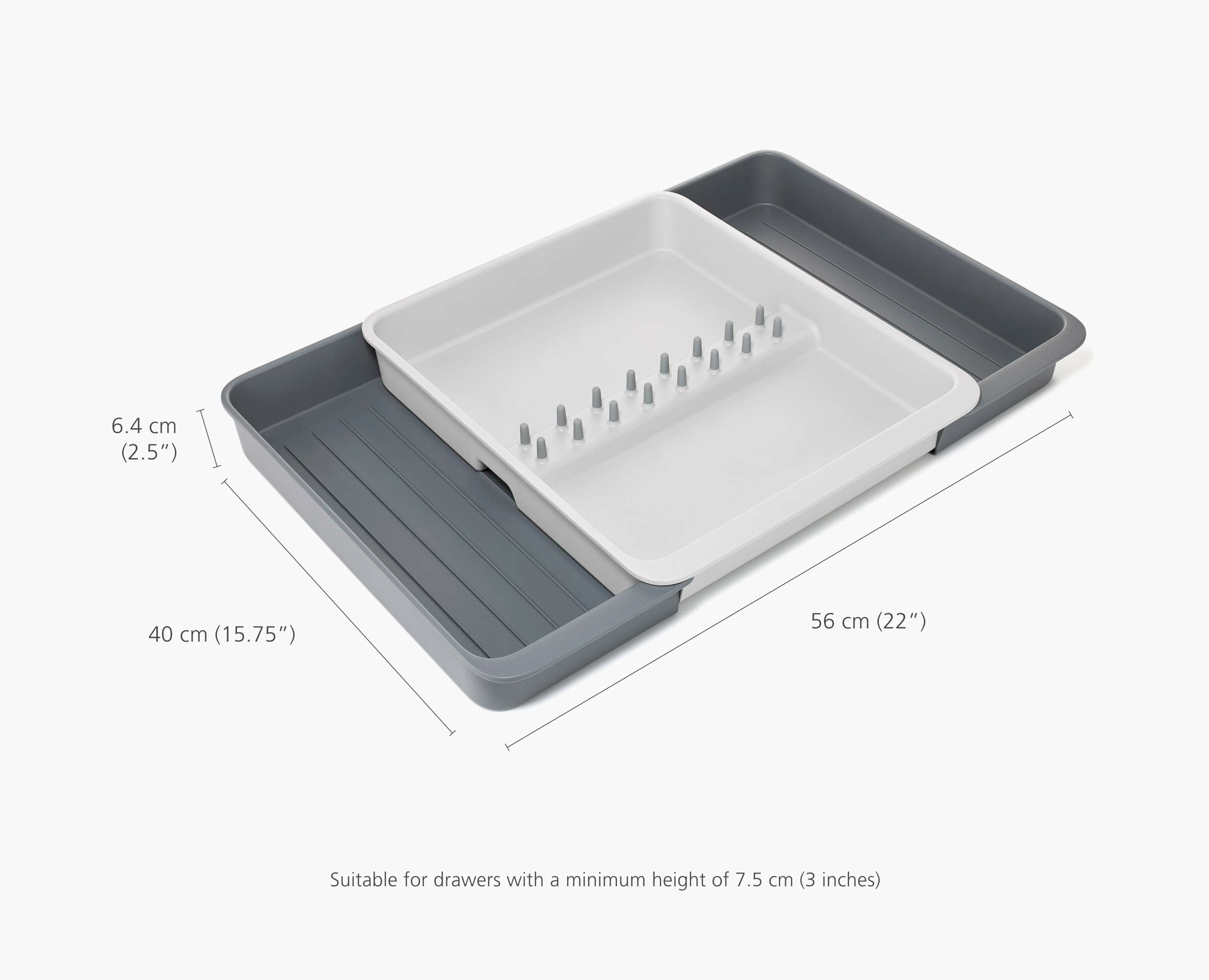 joseph-joseph-drawerstore-expanding-utensil-gadget-organizer-recycled-plastic image 7