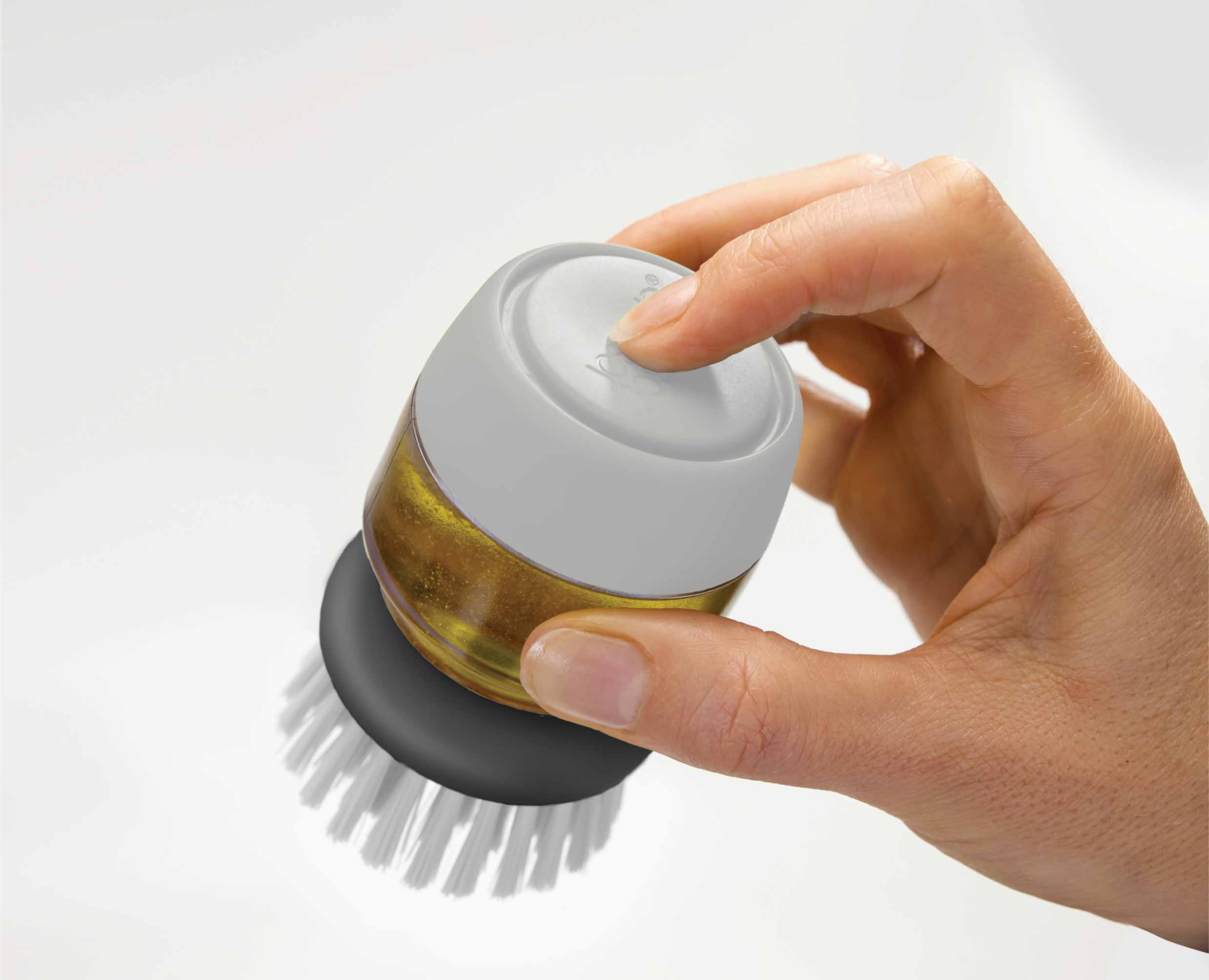 joseph-joseph-palm-scrub-grey-washing-up-brush image 6