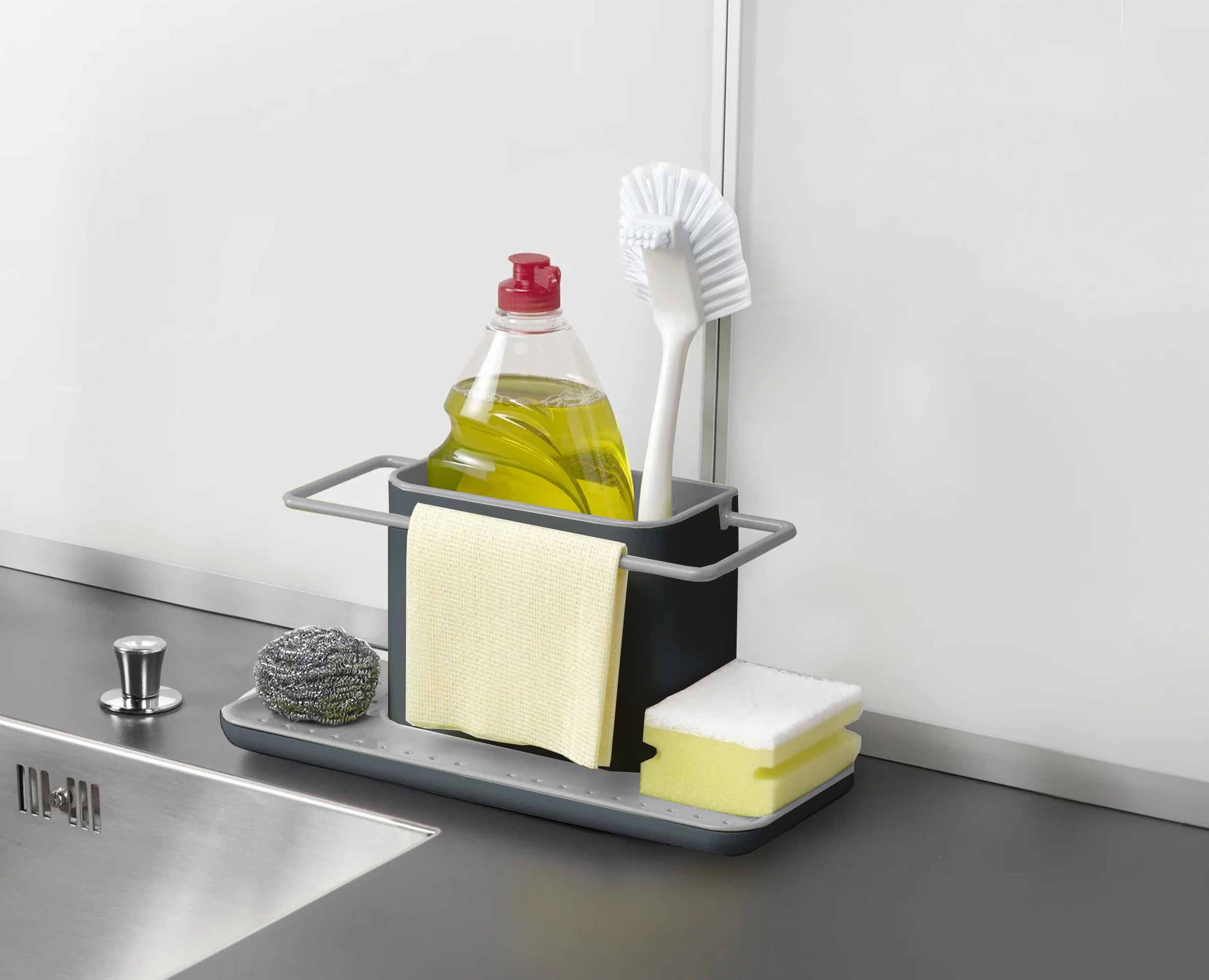 joseph-joseph-caddy-large-grey-kitchen-sink-tidy image 3