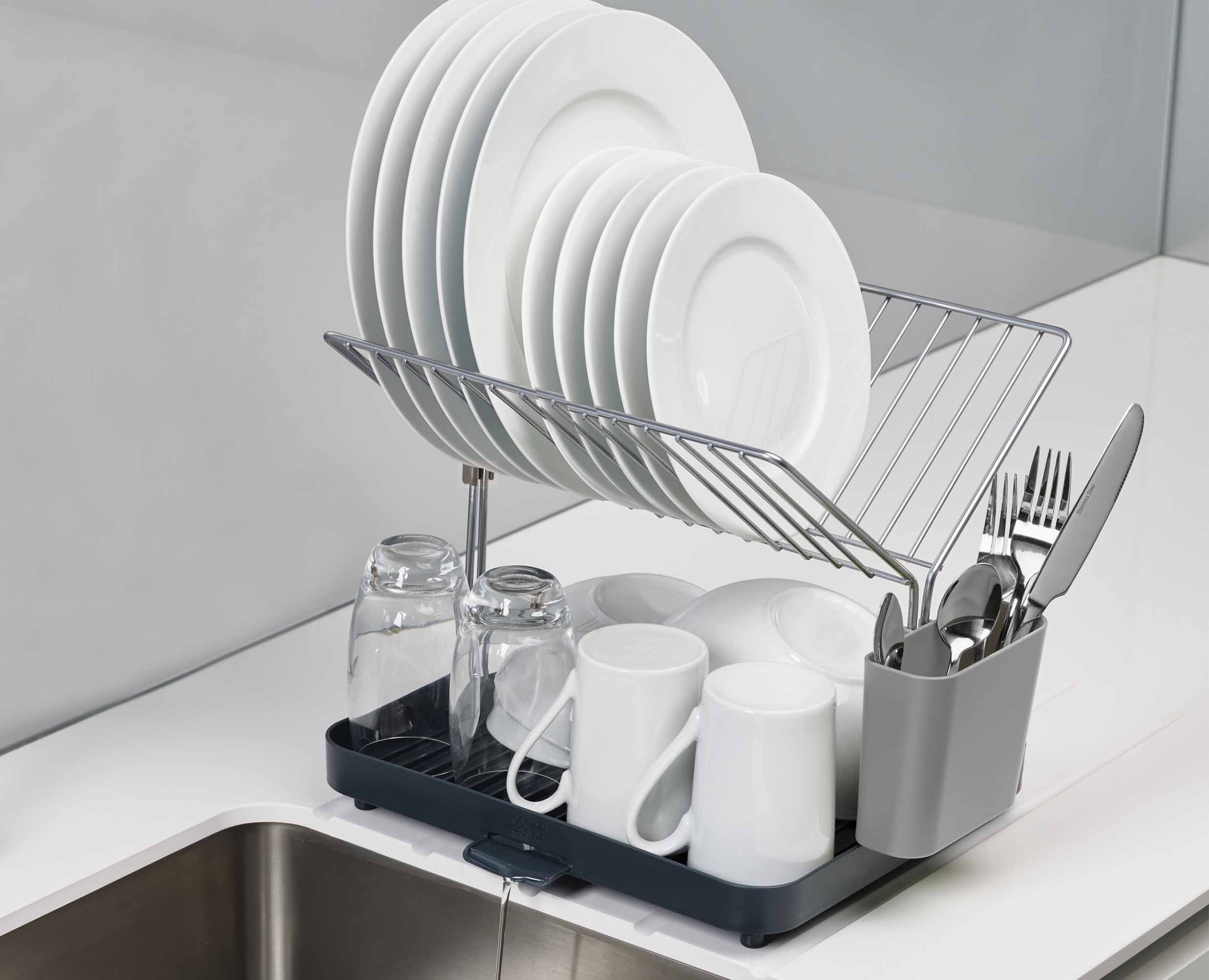 joseph-joseph-y-rack-grey-2-tier-dish-rack image 3