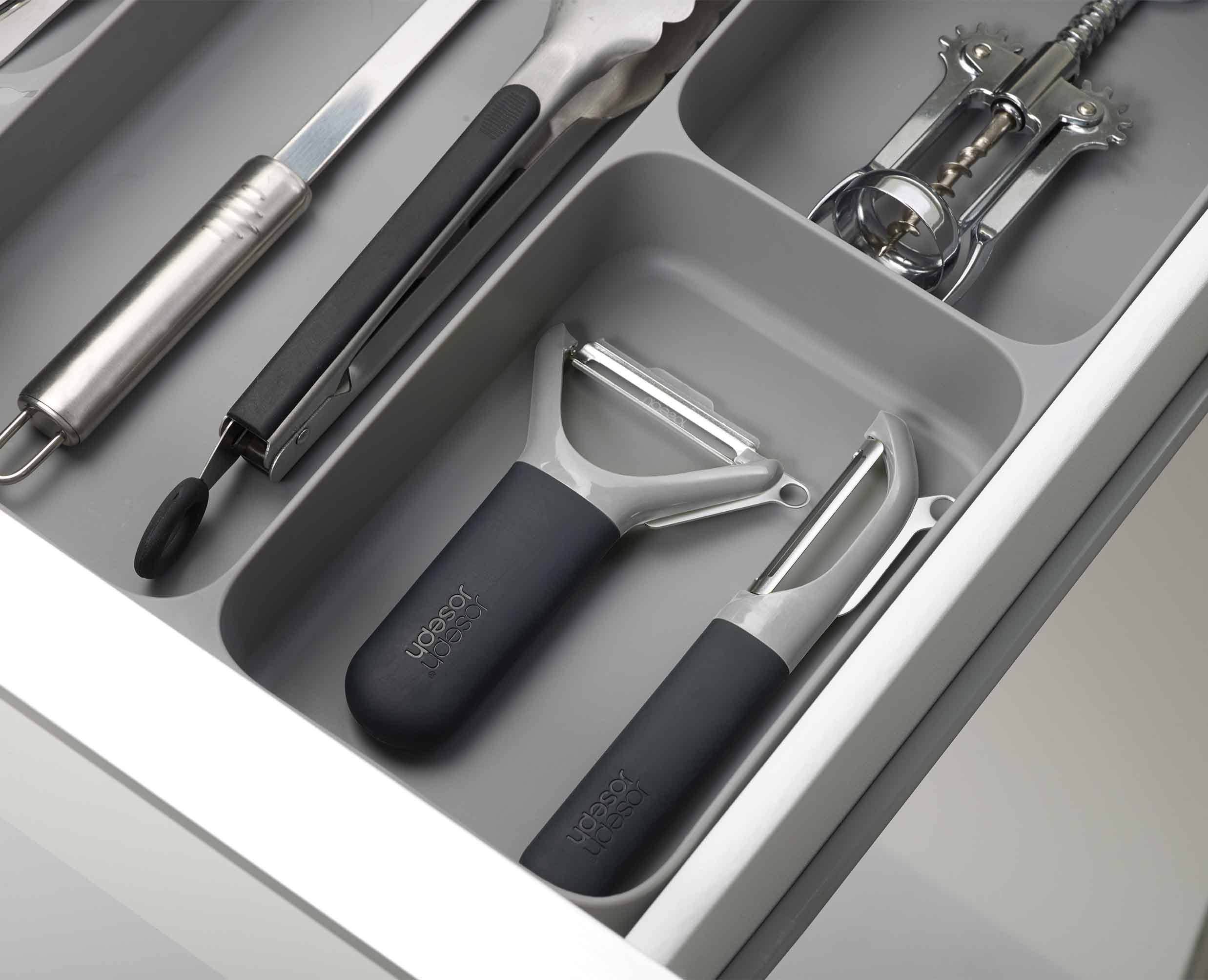 joseph-joseph-drawerstore-grey-cutlery-utensil-gadget-organiser image 4