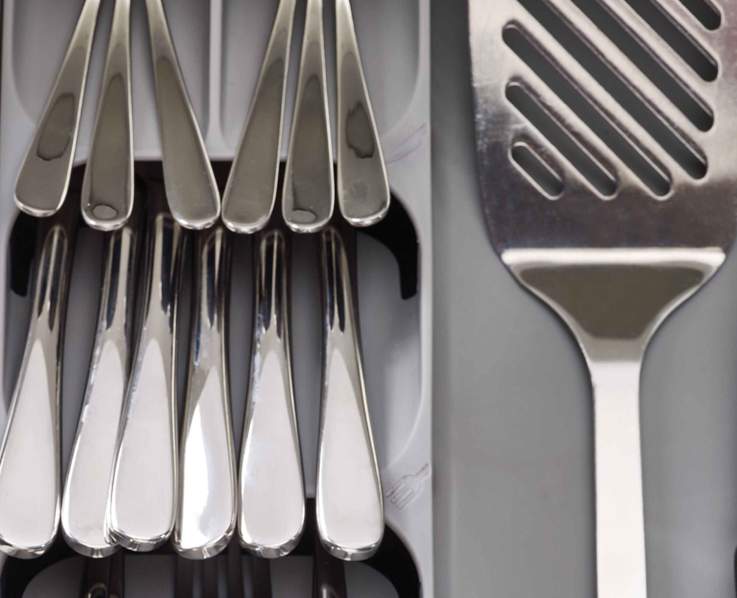 joseph-joseph-drawerstore-grey-cutlery-utensil-gadget-organiser image 5