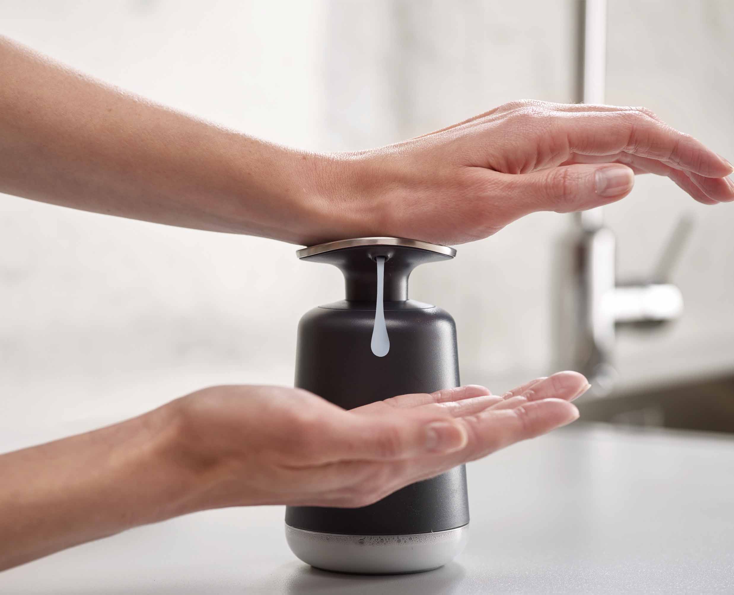 joseph-joseph-presto-grey-hygienic-soap-dispenser image 3