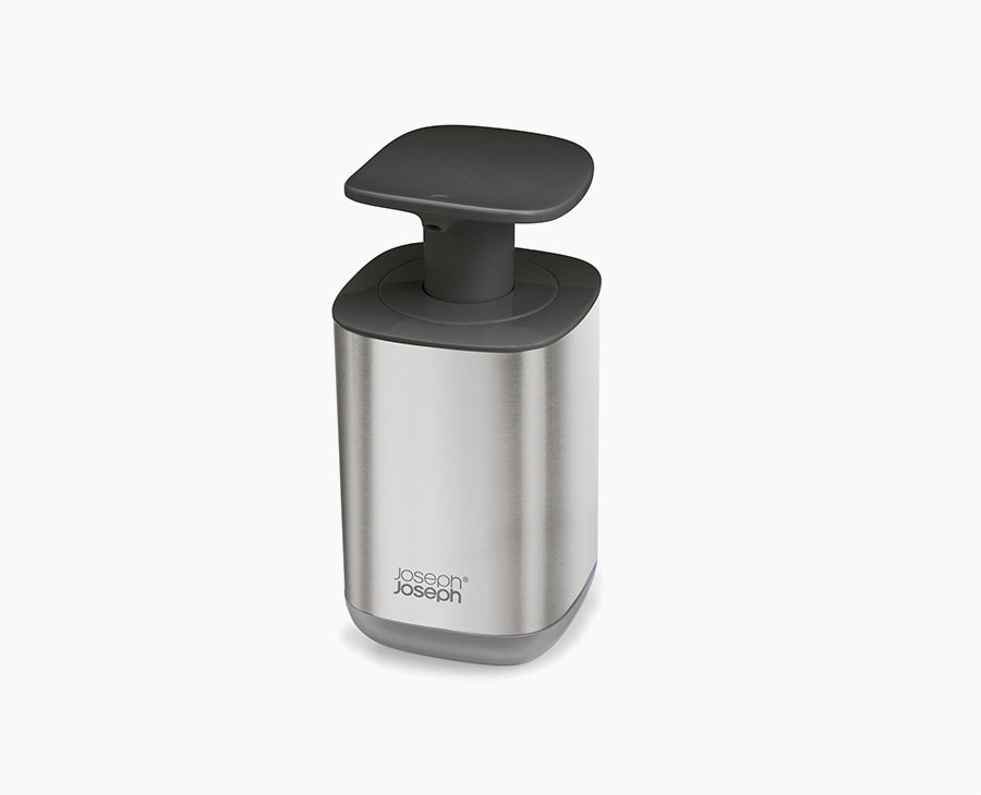 joseph-joseph-presto-steel-grey-hygienic-soap-dispenser-350ml image 1