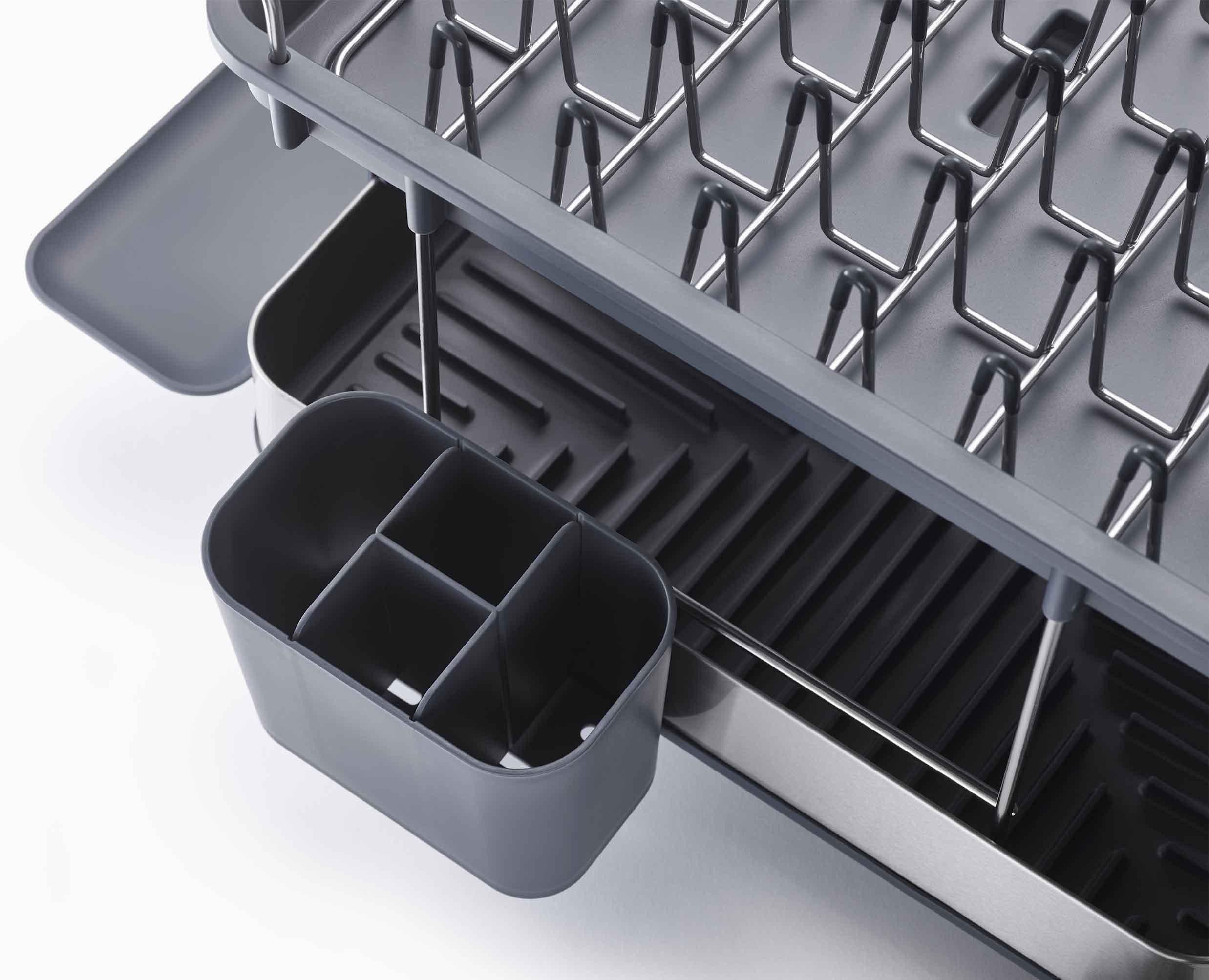 joseph-joseph-excel-stainless-steel-2-tier-dish-rack image 6