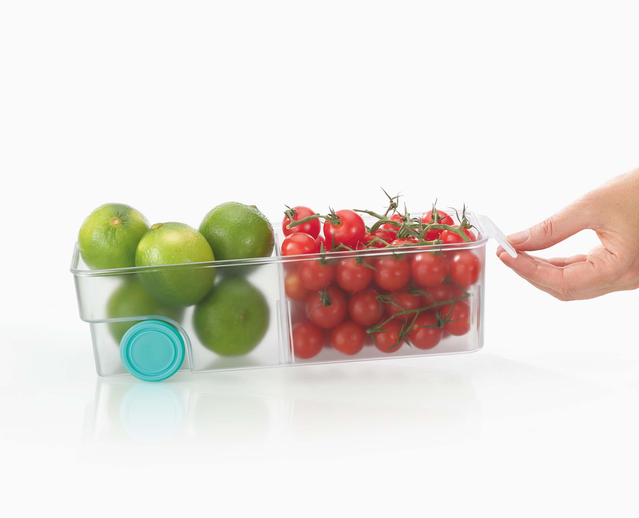 joseph-joseph-fridgestore-compact-clear-storage-bin-with-wheels image 5