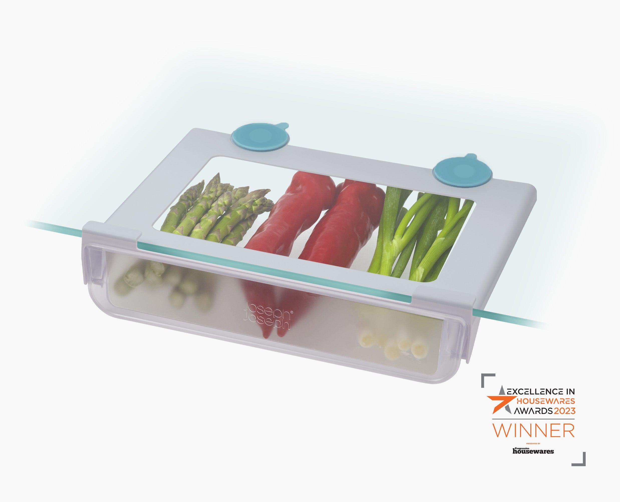 joseph-joseph-fridgestore-clear-under-shelf-storage-drawer image 4