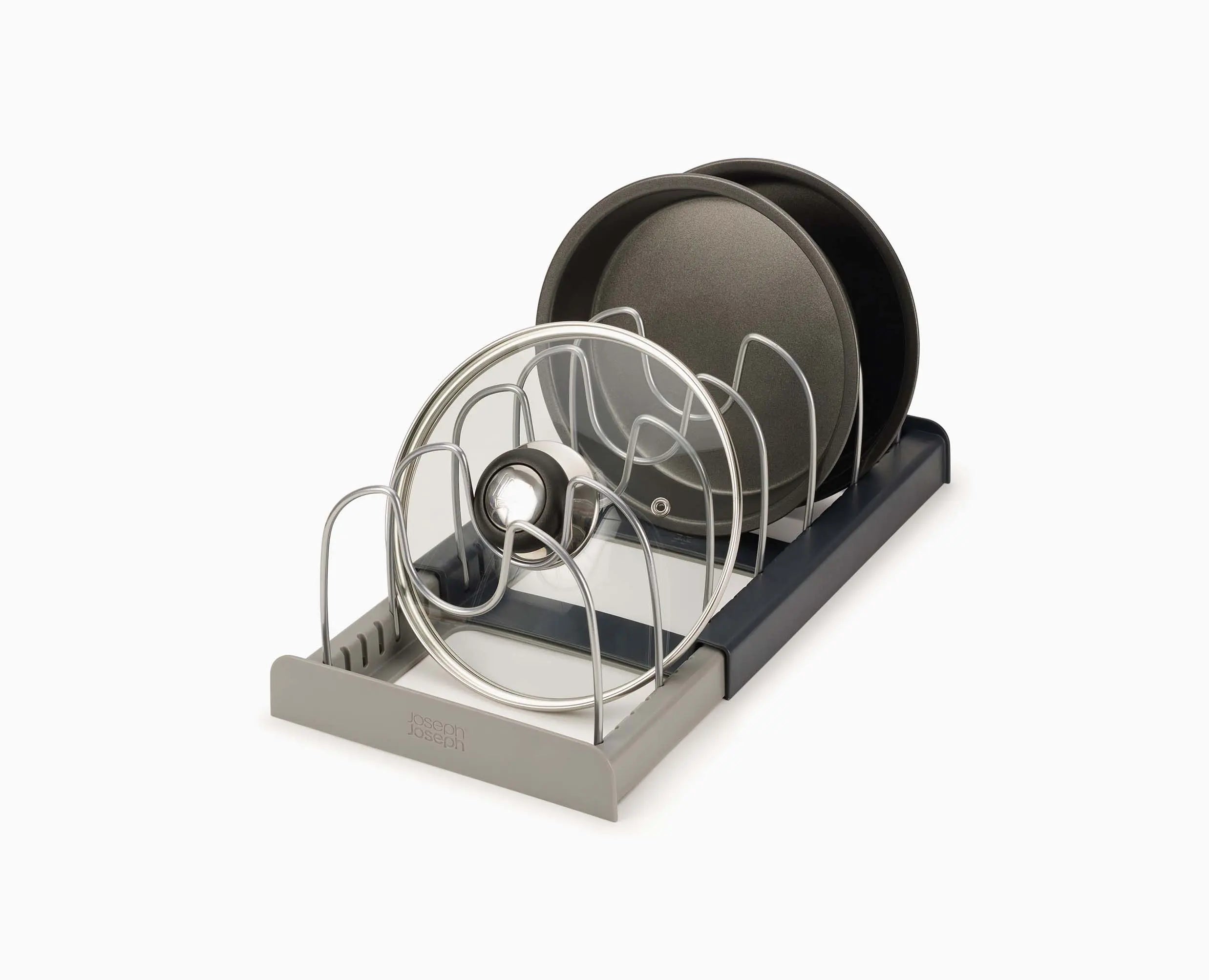 joseph-joseph-drawerstore-grey-expanding-cookware-organiser image 1
