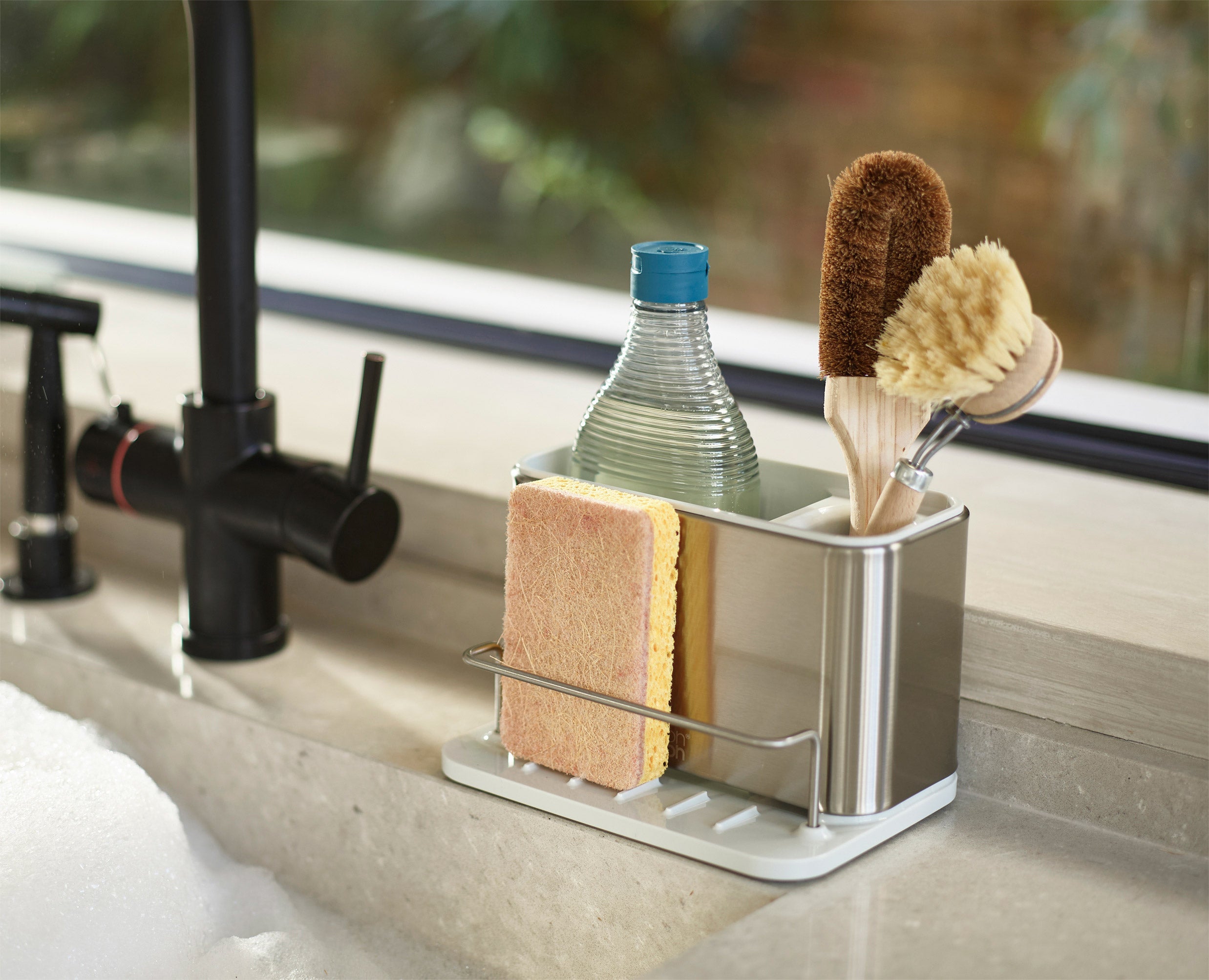 joseph-joseph-2-piece-stone-drainer-sink-organisation-set image 5