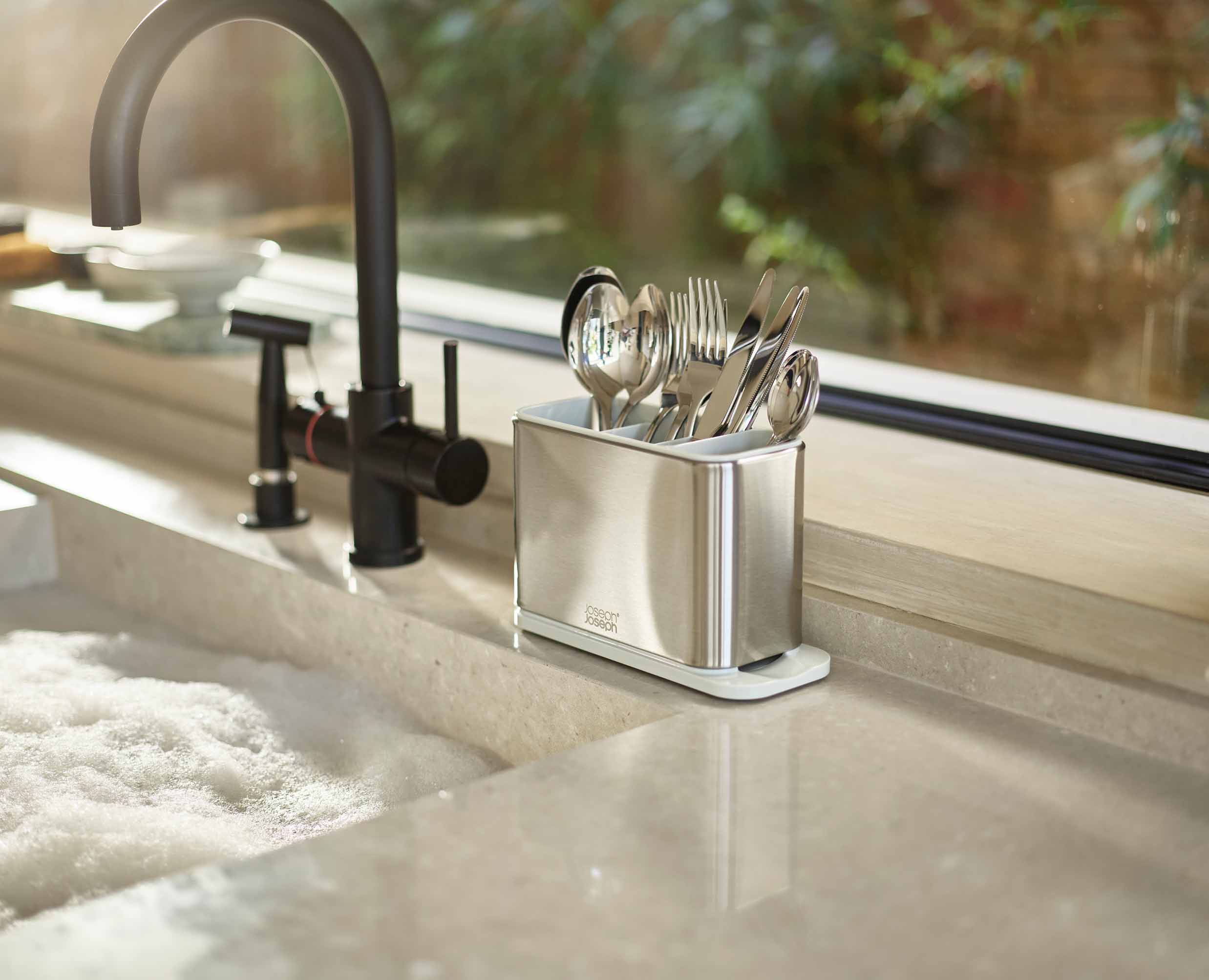 joseph-joseph-surface-stainless-steel-cutlery-drainer image 3