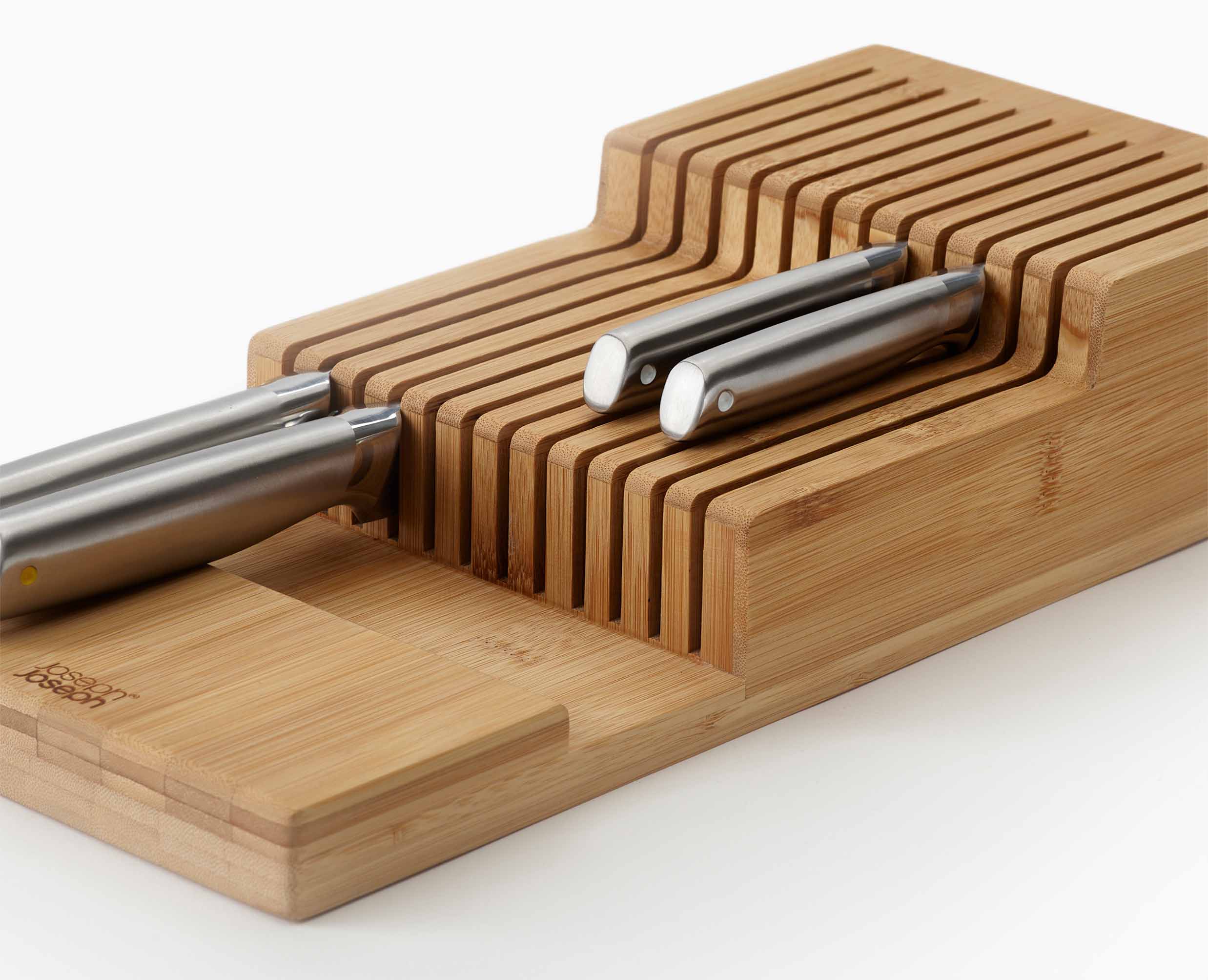 joseph-joseph-drawerstore-bamboo-large-2-tier-knife-organizer-holds-12-knives image 4