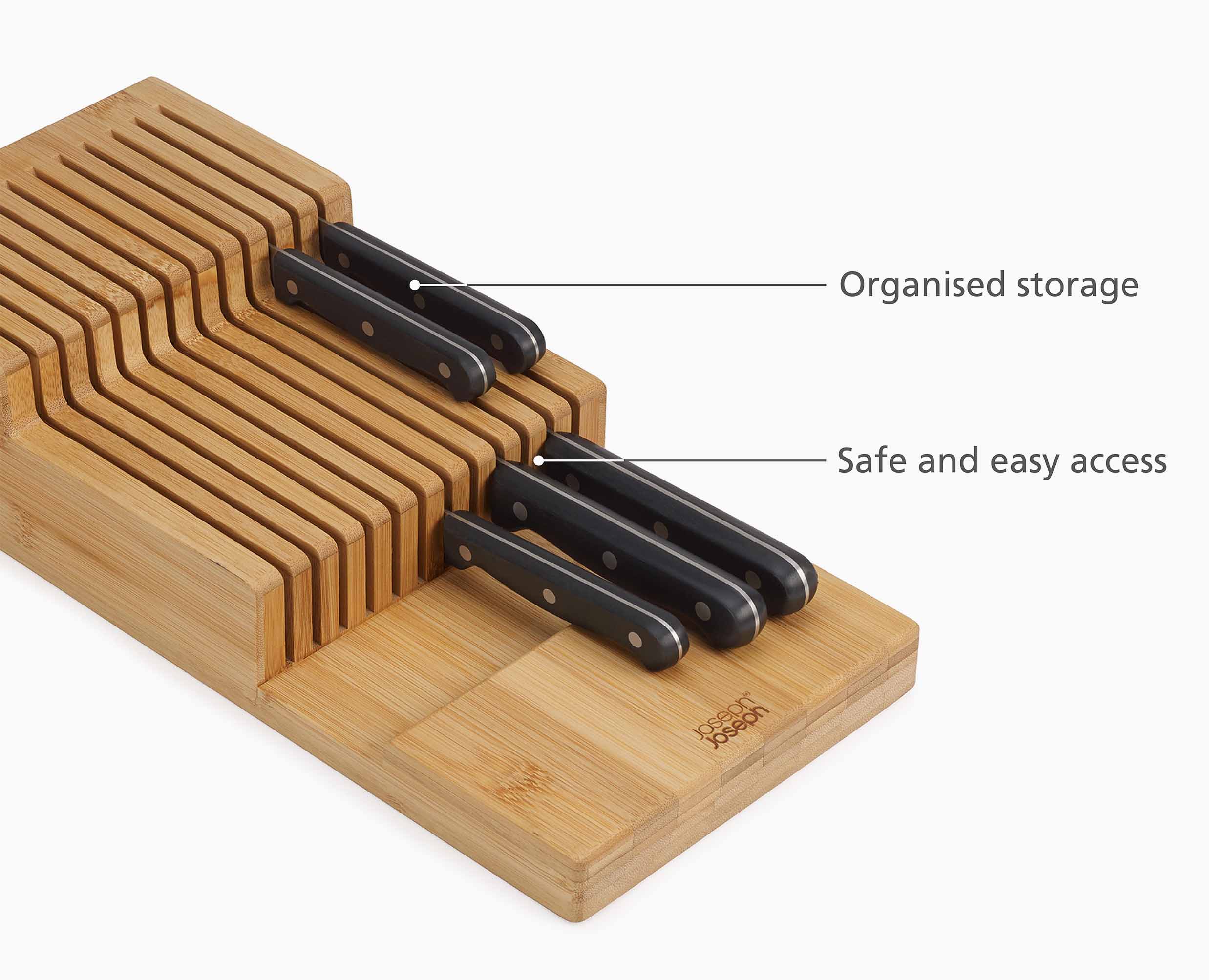 joseph-joseph-drawerstore-bamboo-large-2-tier-knife-organizer-holds-12-knives image 8