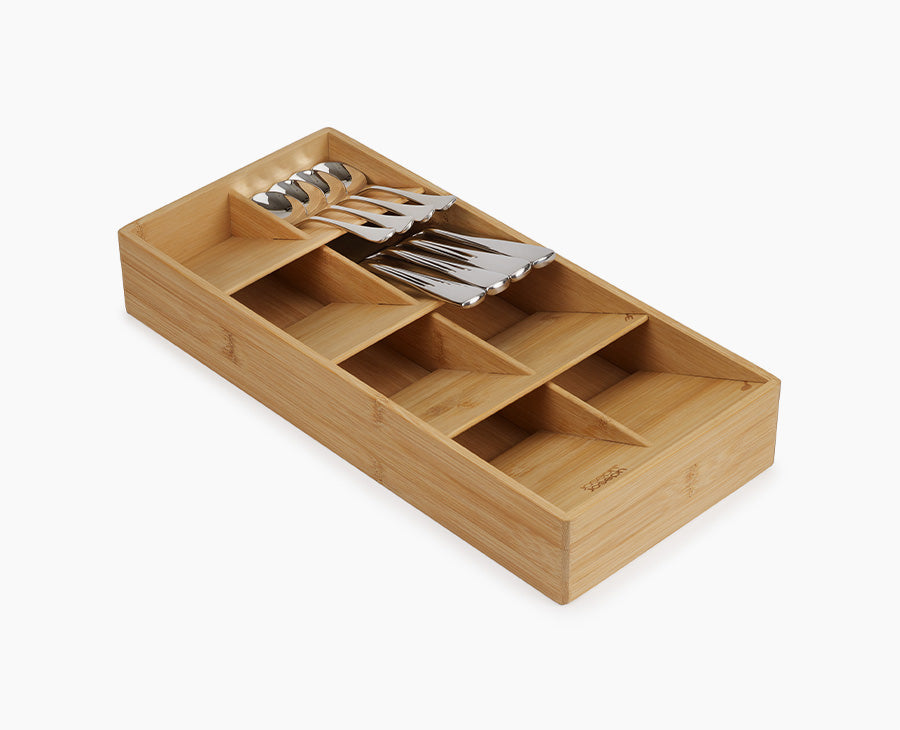 joseph-joseph-drawerstore-bamboo-large-cutlery-organiser image 1