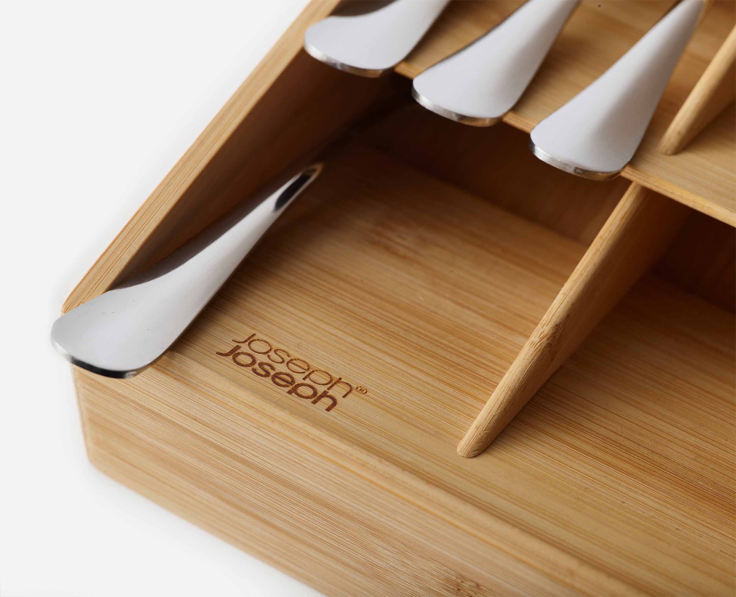 joseph-joseph-drawerstore-bamboo-large-cutlery-organiser image 4