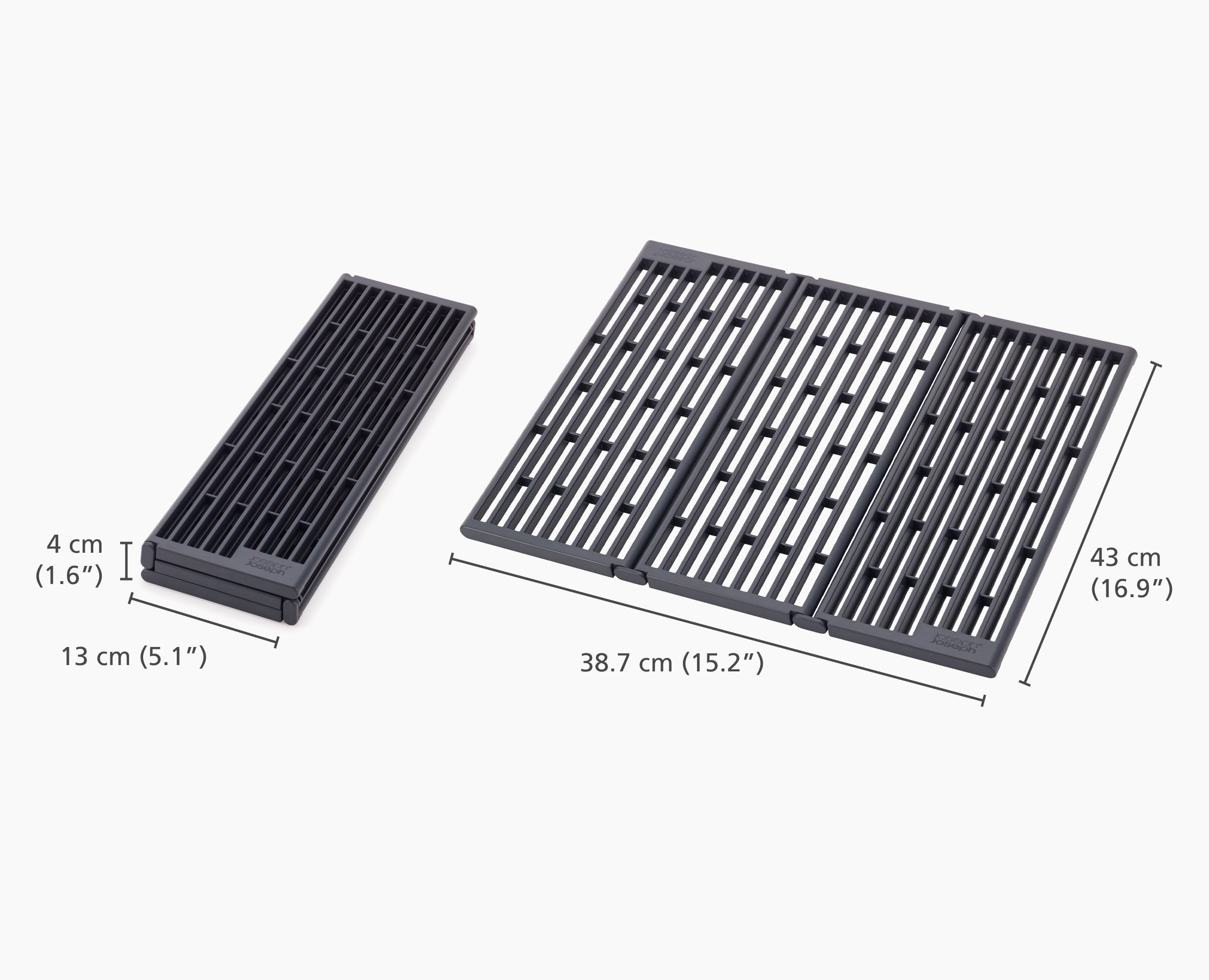 joseph-joseph-platform-folding-grey-sink-drainer image 4