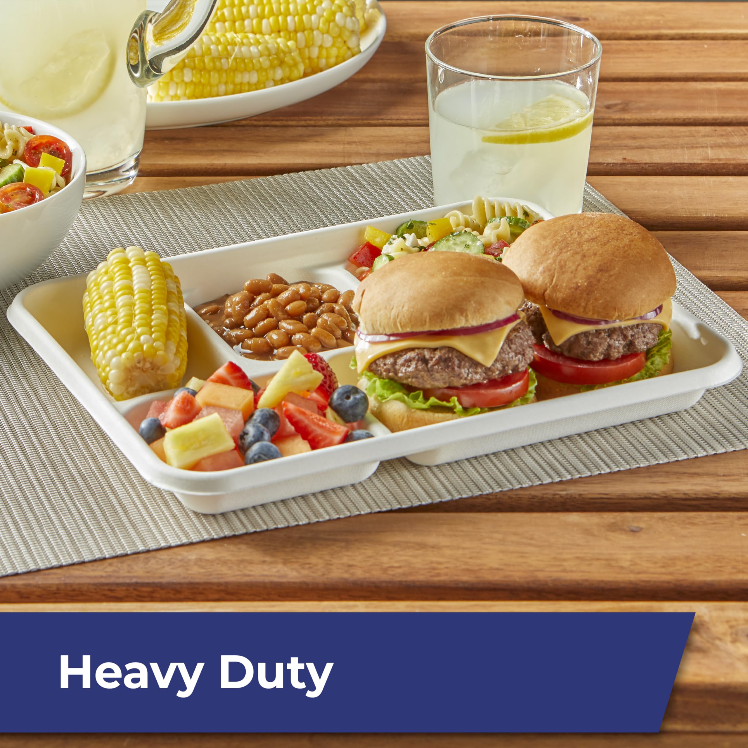 hefty-ecosave-compostable-5-compartment-paper-trays-12-count image 2