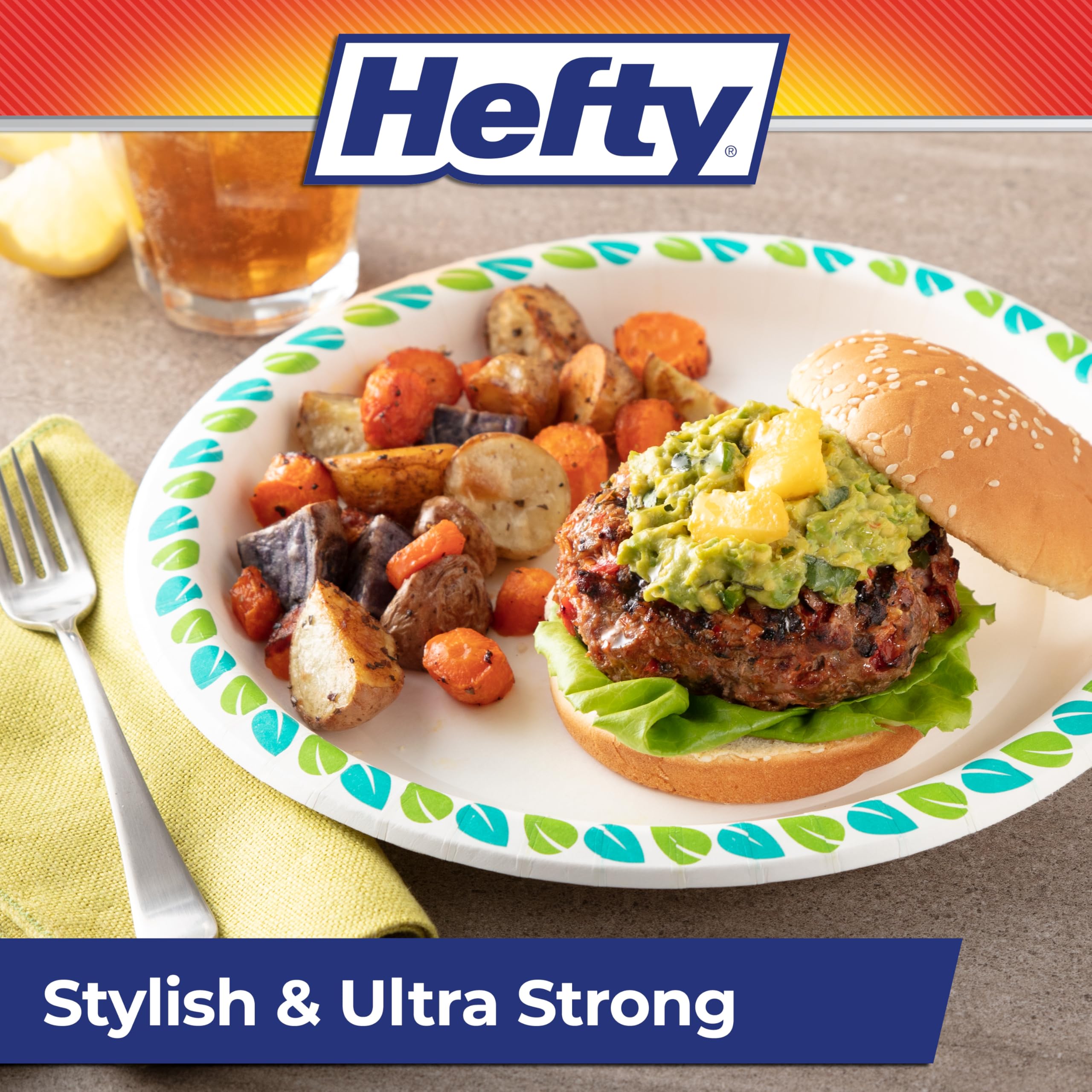 hefty-compostable-paper-plates-10-inches-20-count-patterned-soak-resistant-micro image 4