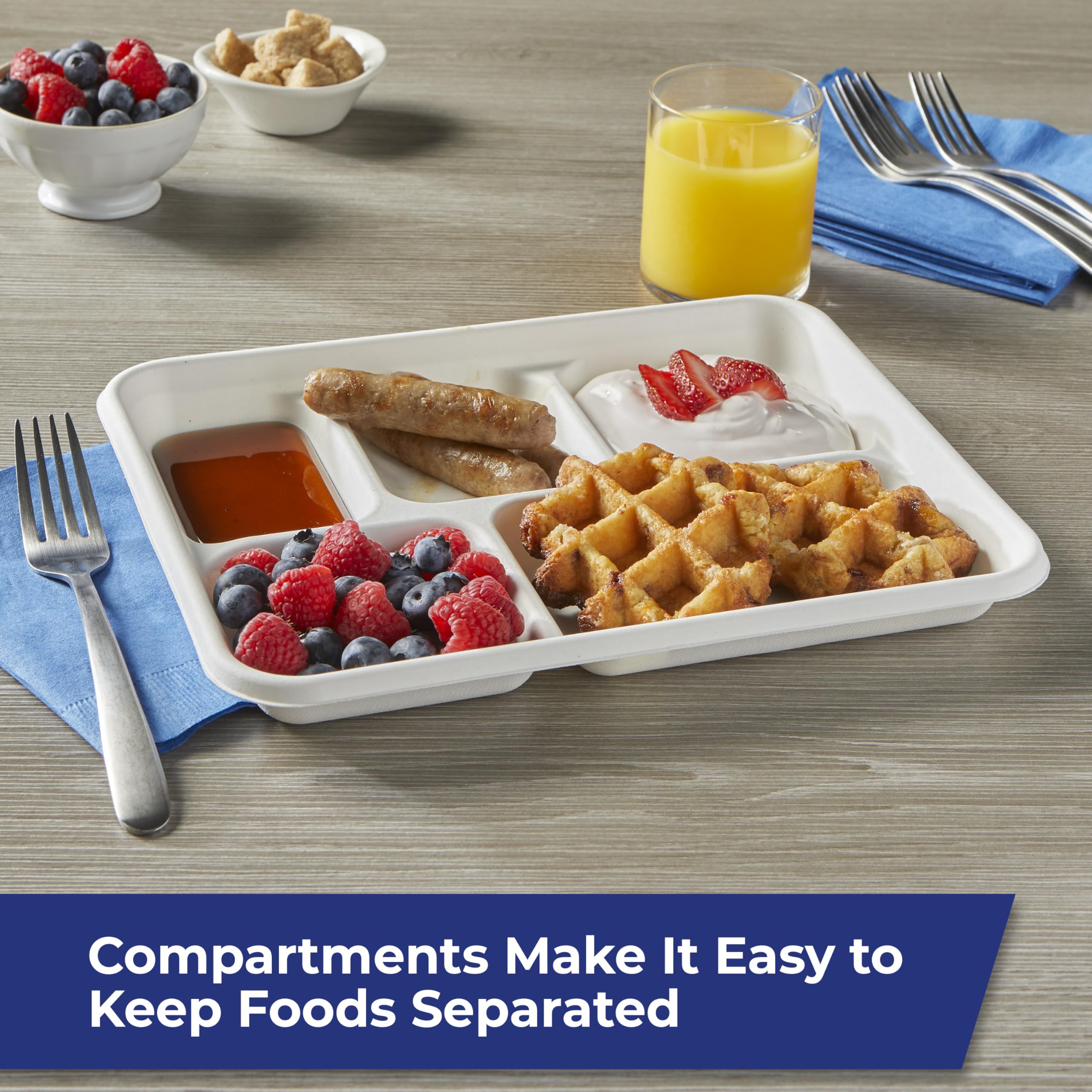 hefty-ecosave-compostable-5-compartment-paper-trays-12-count image 3