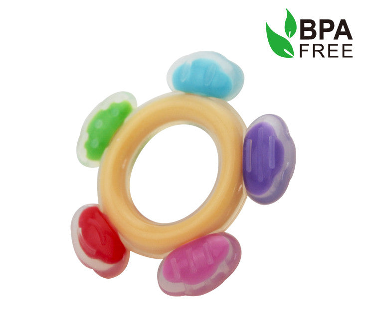 haakaa-silicone-ferris-wheel-teether-4-pack image 2