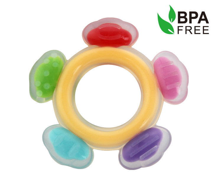 haakaa-silicone-ferris-wheel-teether-4-pack image 1