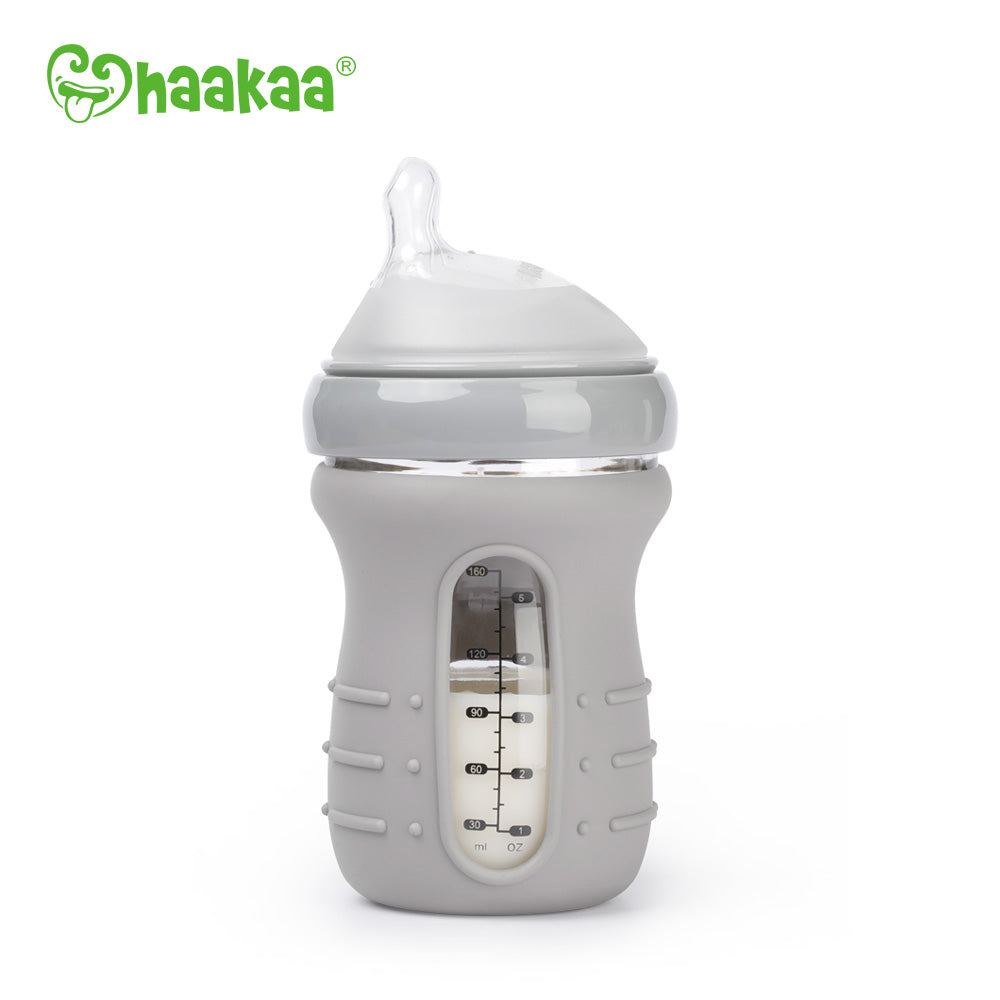 haakaa-generation-3-silicone-glass-bottle-cover-4-pack image 2