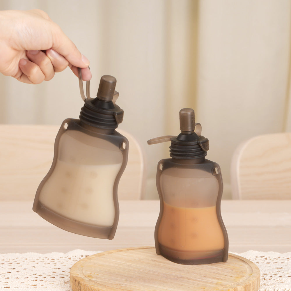 haakaa-silicone-yummy-pouch-sippy-spout-pack-of-4 image 5