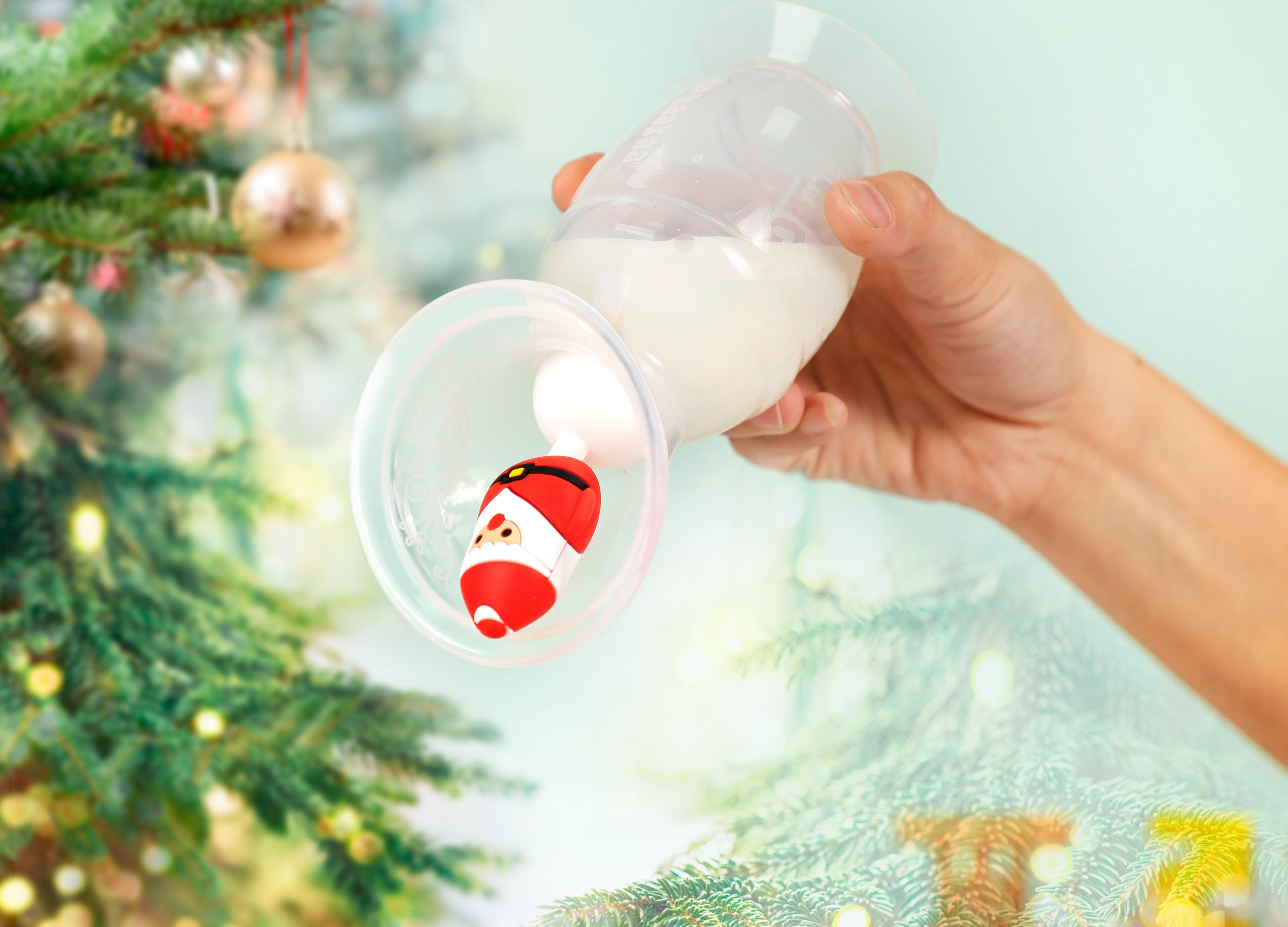haakaa-winter-holiday-silicone-breast-pump-stopper-1pk-limited-edition image 4