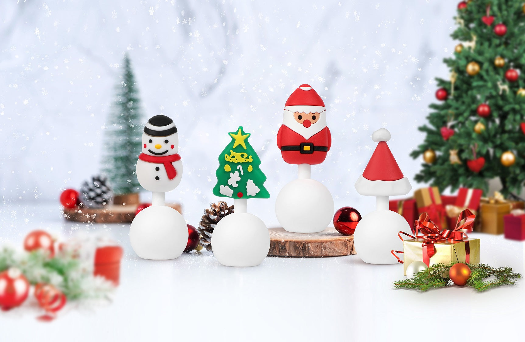 haakaa-winter-holiday-silicone-breast-pump-stopper-1pk-limited-edition image 2