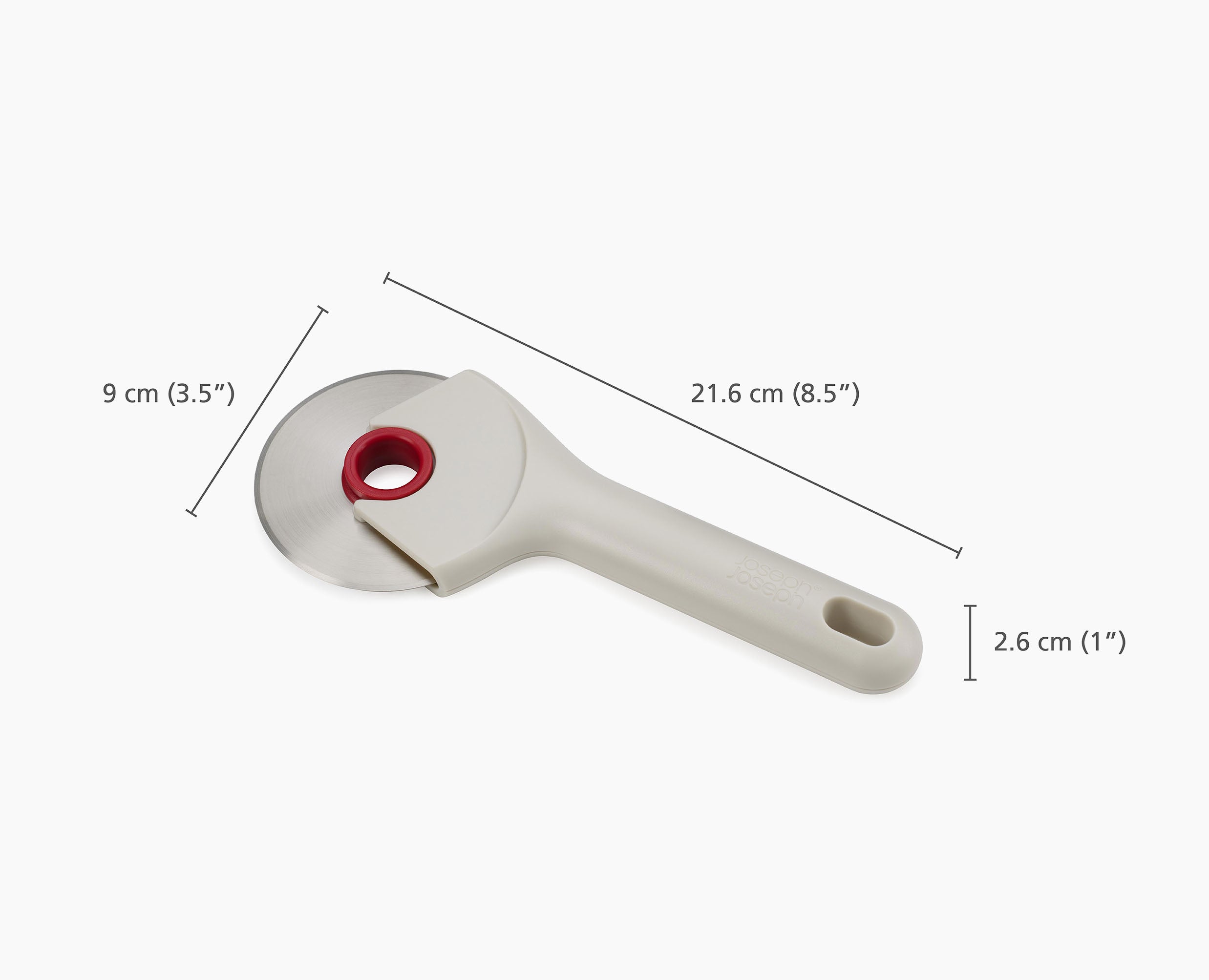 joseph-joseph-ringo-easy-clean-red-pizza-cutter image 7