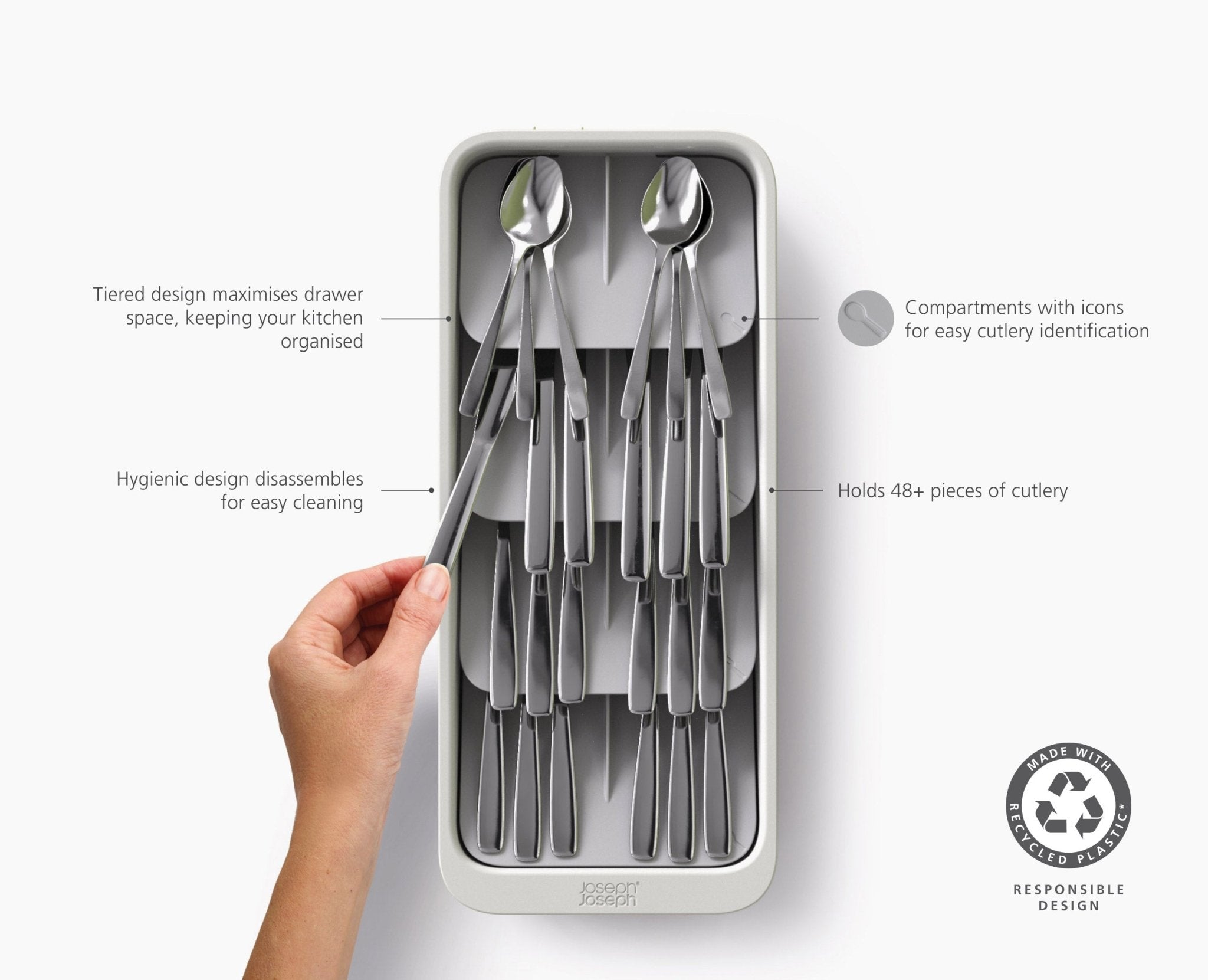 joseph-joseph-drawerstore-large-tiered-cutlery-organiser image 6