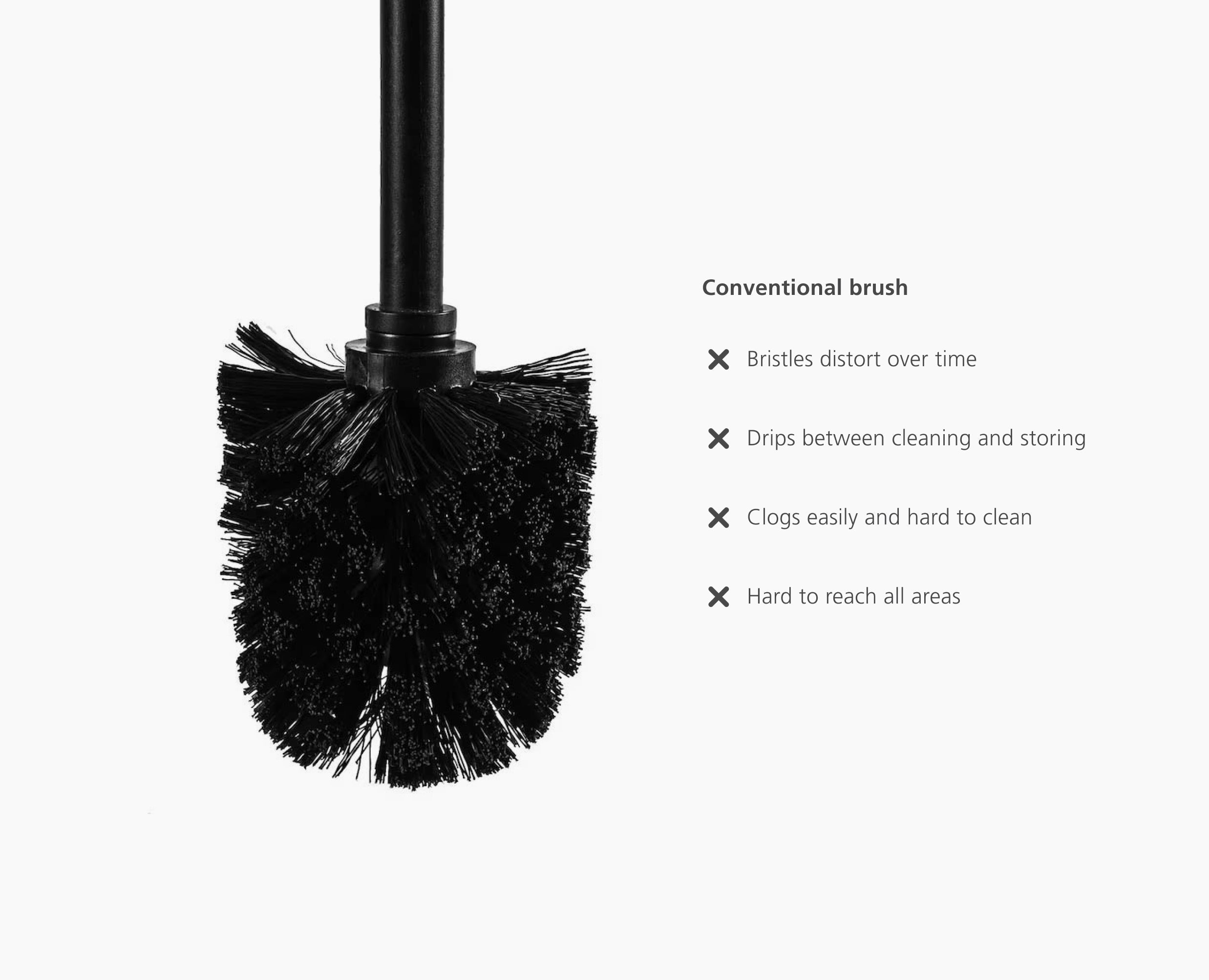 joseph-joseph-flex-360-lite-matt-black-toilet-brush image 6
