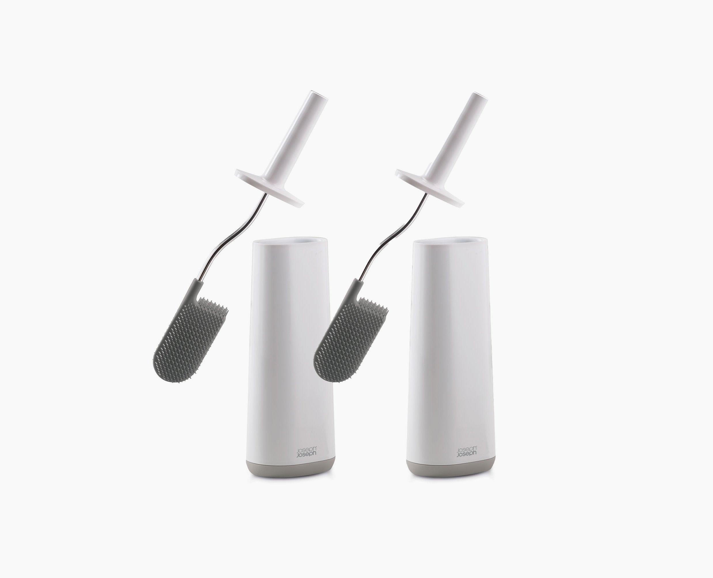 joseph-joseph-flex-pack-of-2-grey-toilet-brushes image 1