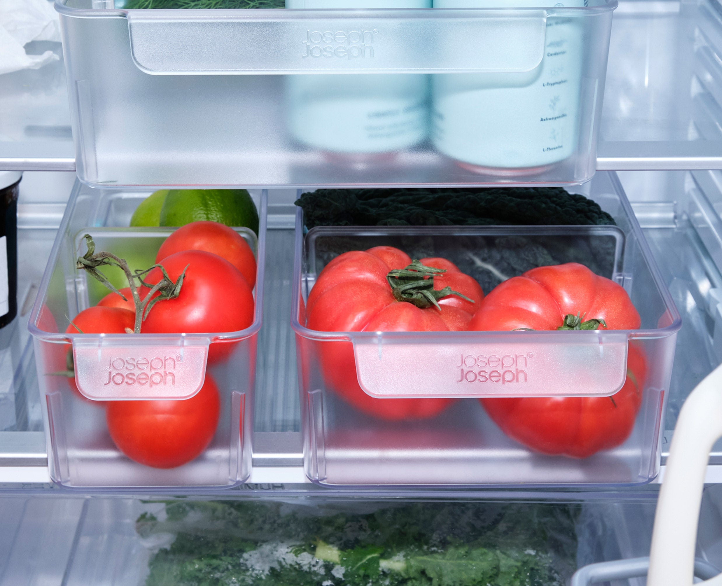 joseph-joseph-fridgestore-clear-storage-bin-set-of-2 image 4