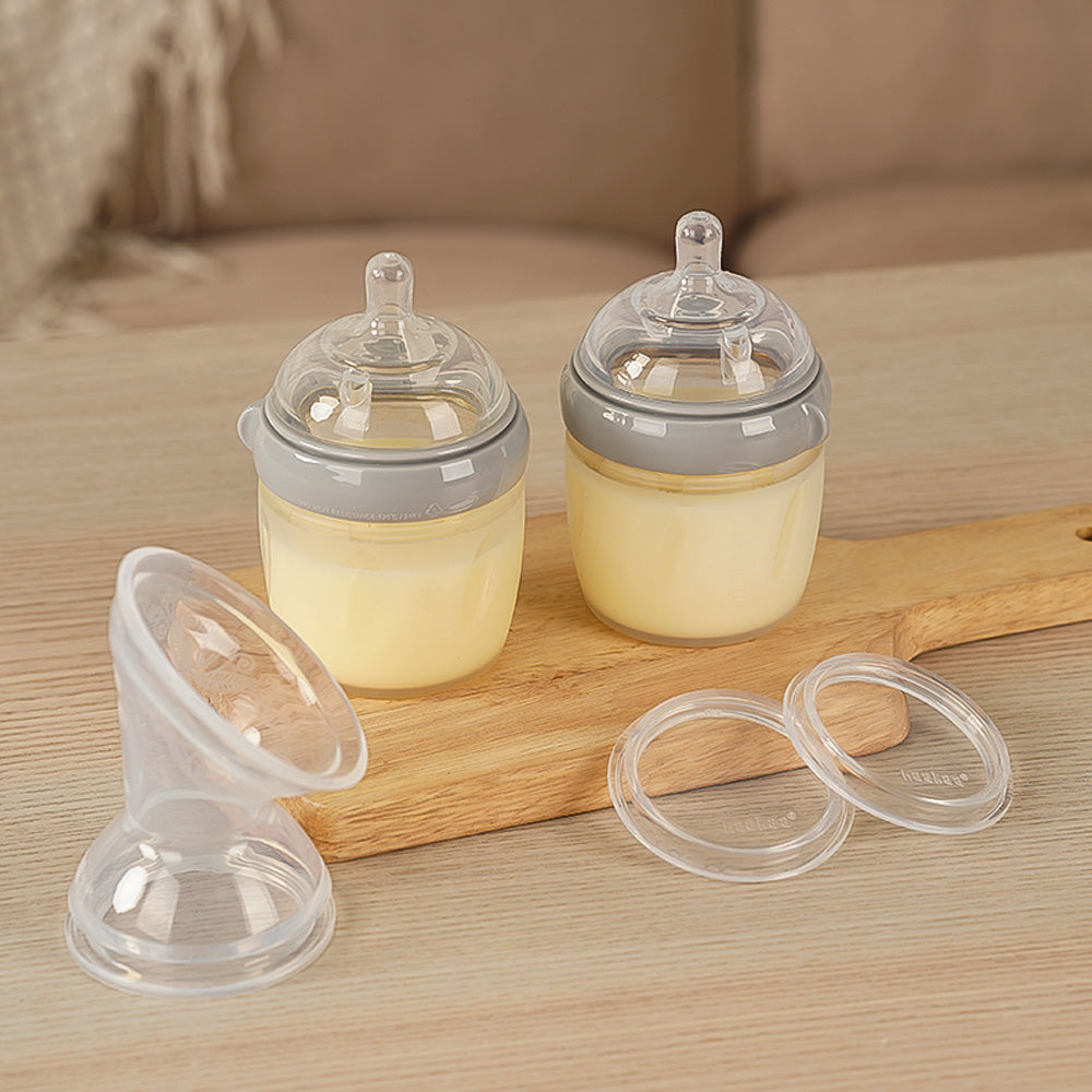 haakaa-gen-3-silicone-breast-pump-and-bottle-pack-160-ml-6-oz image 7