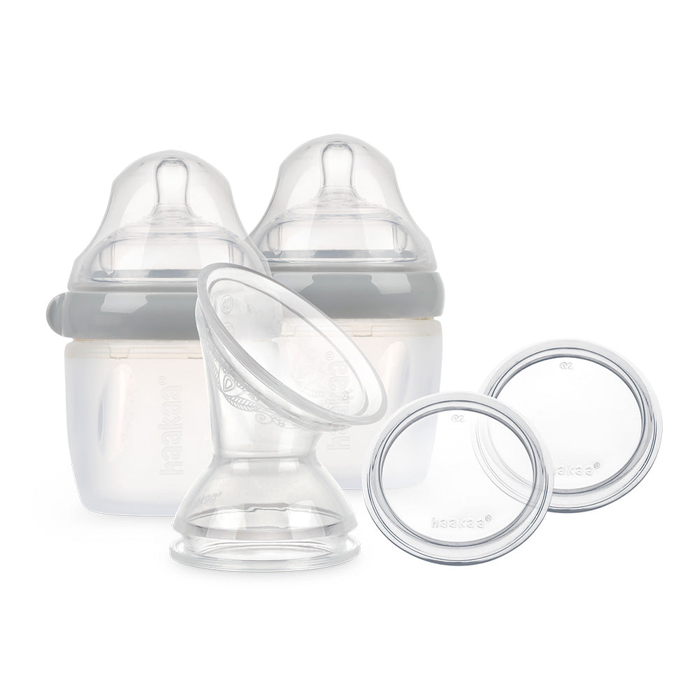 haakaa-gen-3-silicone-breast-pump-and-bottle-pack-160-ml-6-oz image 4