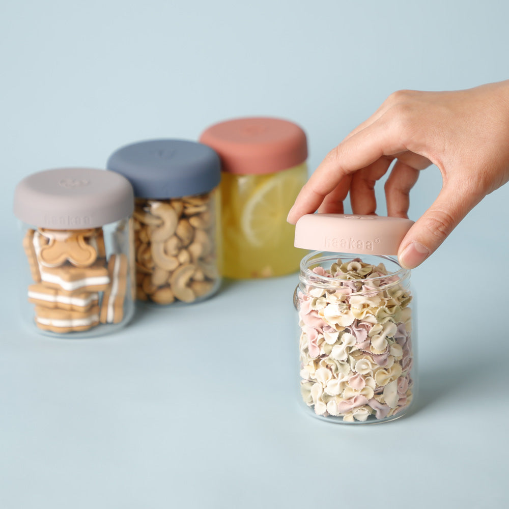 haakaa-sealed-glass-storage-jar-set-4-x-7-oz image 6