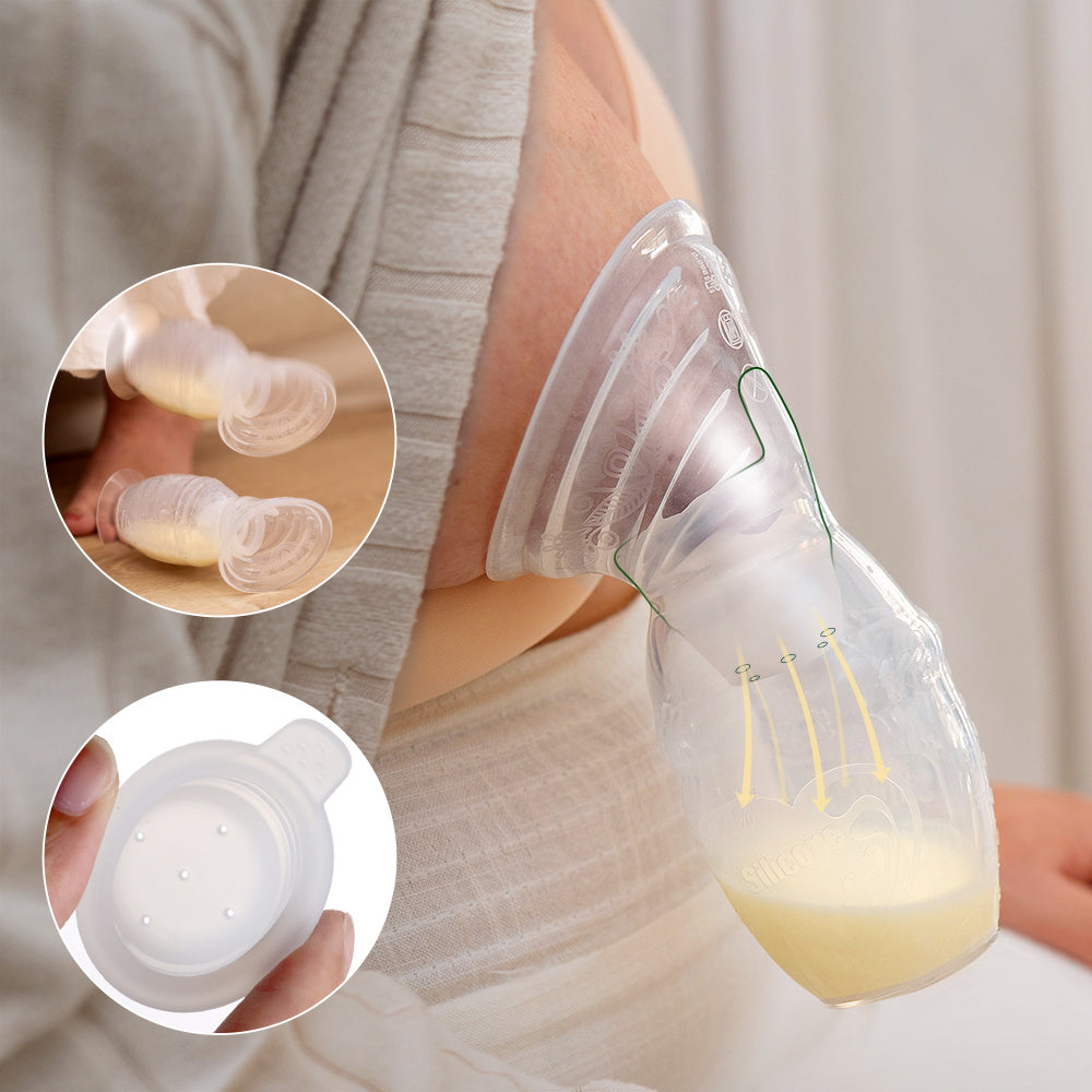 haakaa-gen-1-silicone-manual-breast-pump-with-spillguard-insert-4oz-100ml image 4