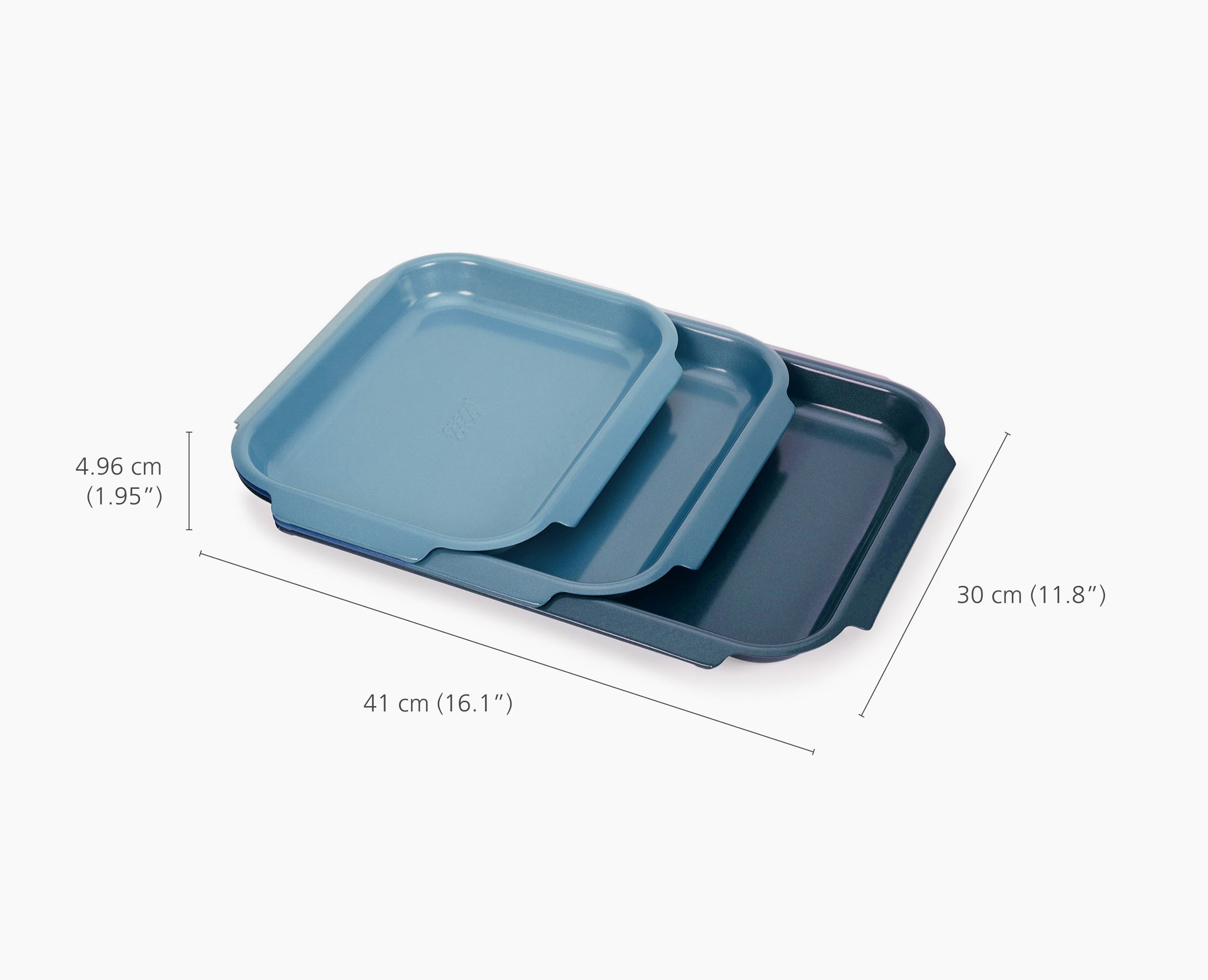joseph-joseph-nest-6-piece-non-stick-baking-tray-roasting-tin-set-blue image 6