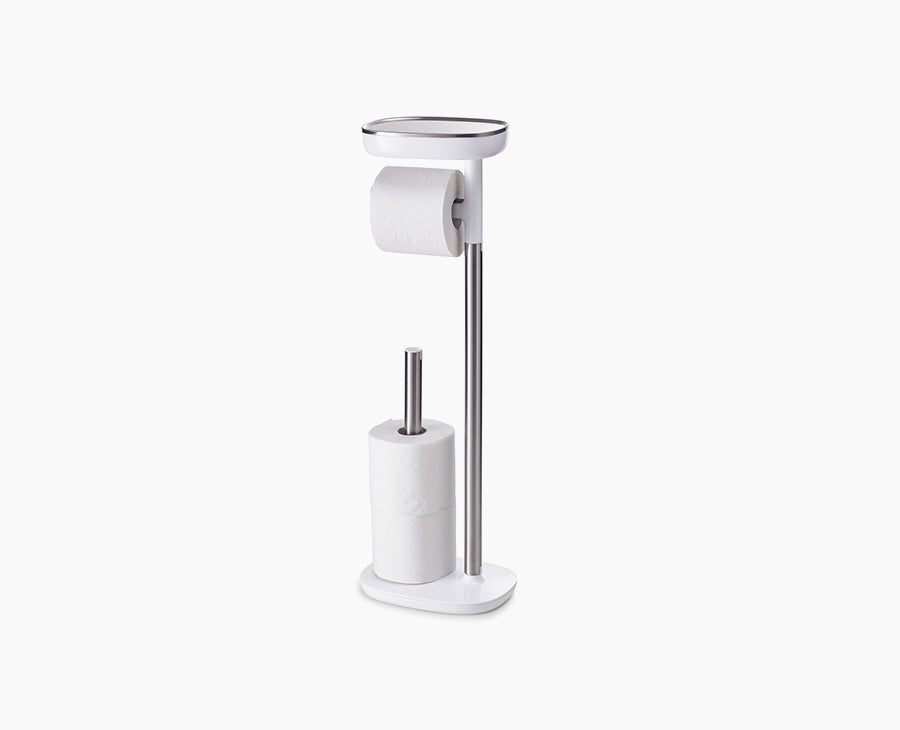 joseph-joseph-easystore-stainless-steel-toilet-roll-holder image 1