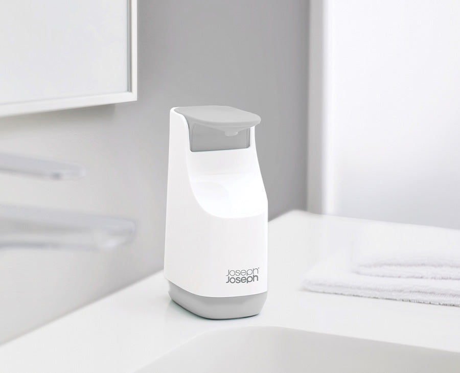 joseph-joseph-slim-soap-pump-light-grey-350ml image 2