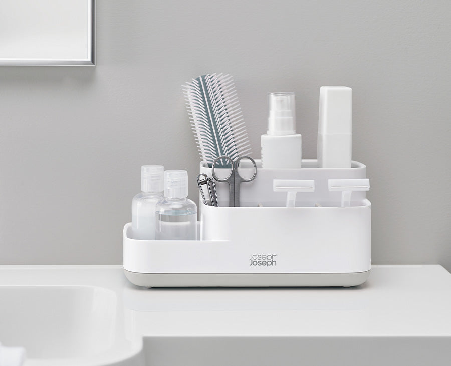 joseph-joseph-easystore-light-grey-bathroom-storage-caddy image 2